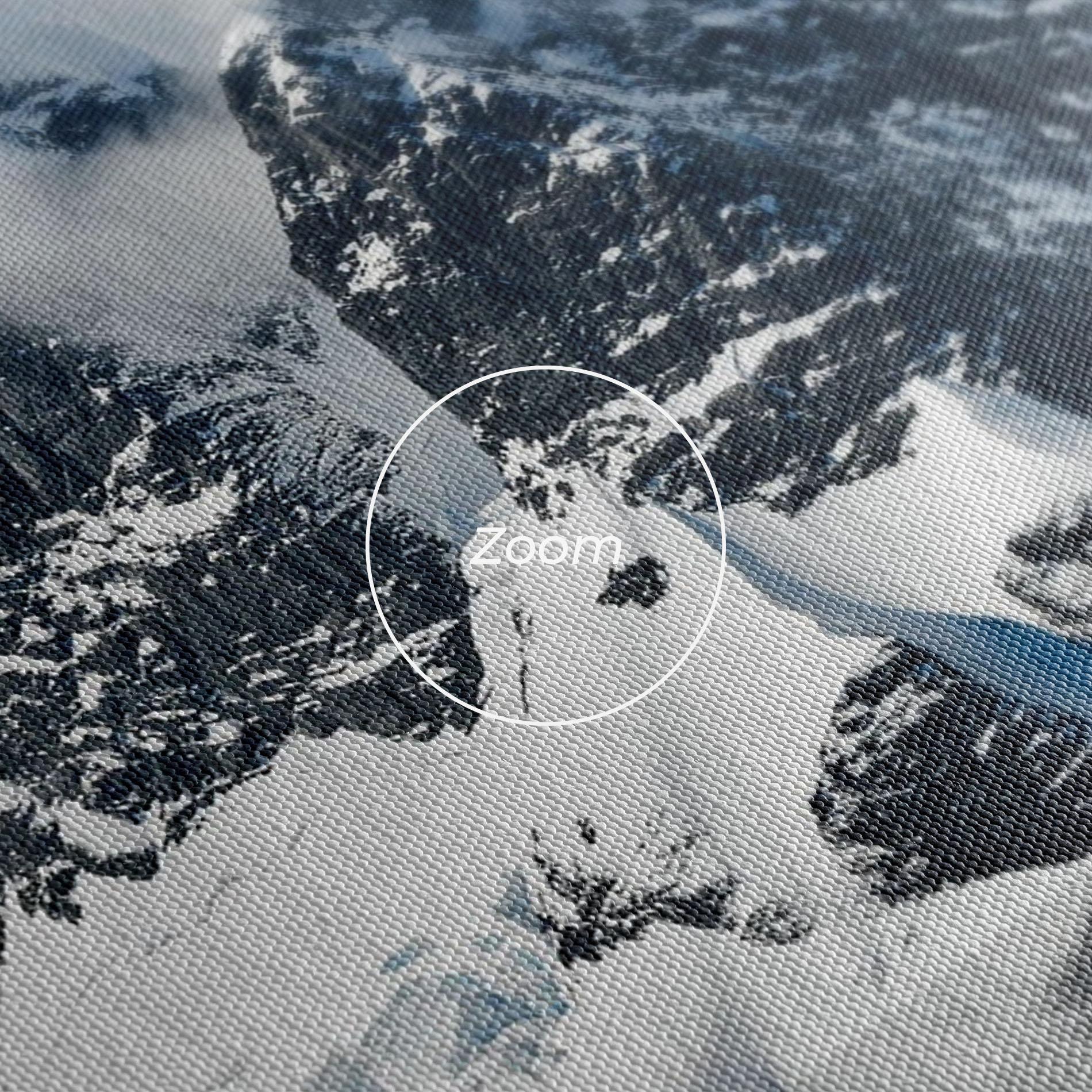 Tablou Canvas Glacial Mountains mockup 3