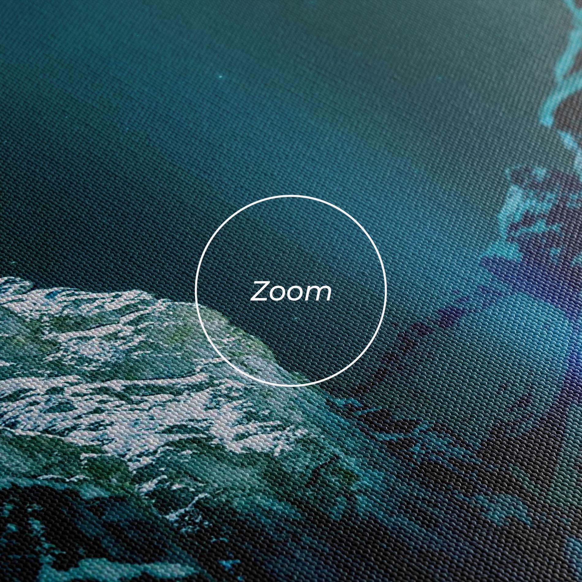 Tablou Canvas Green Light Mountain mockup 3