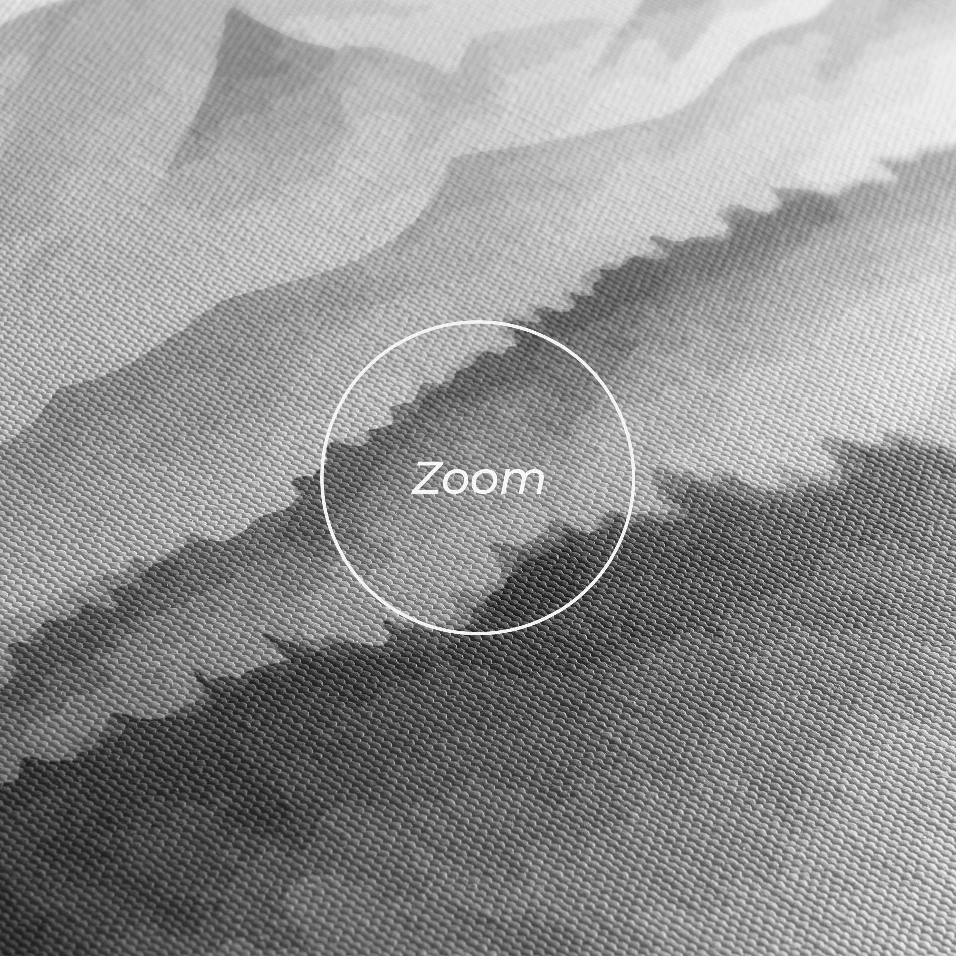 Tablou Canvas Grey Mountain Drawing mockup 3