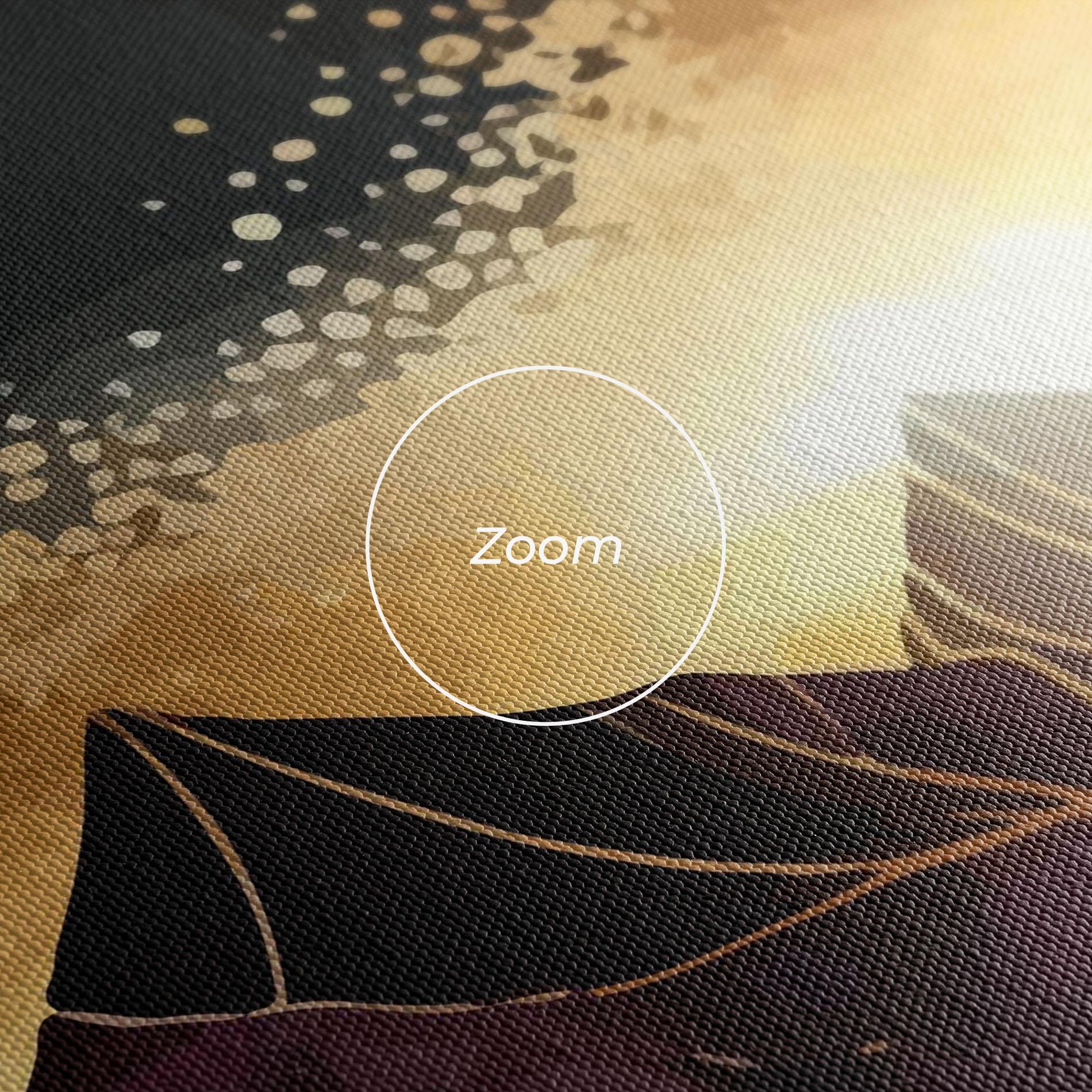 Tablou Canvas Purple Gold Mountain mockup 3