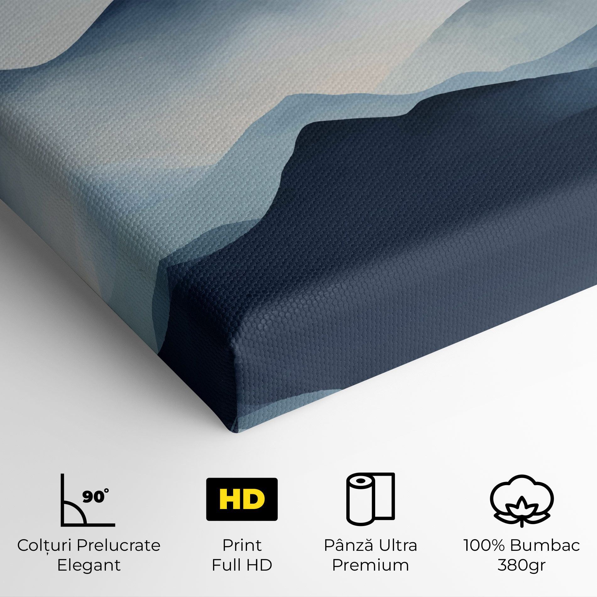 Blue Foggy Mountain mockup 4