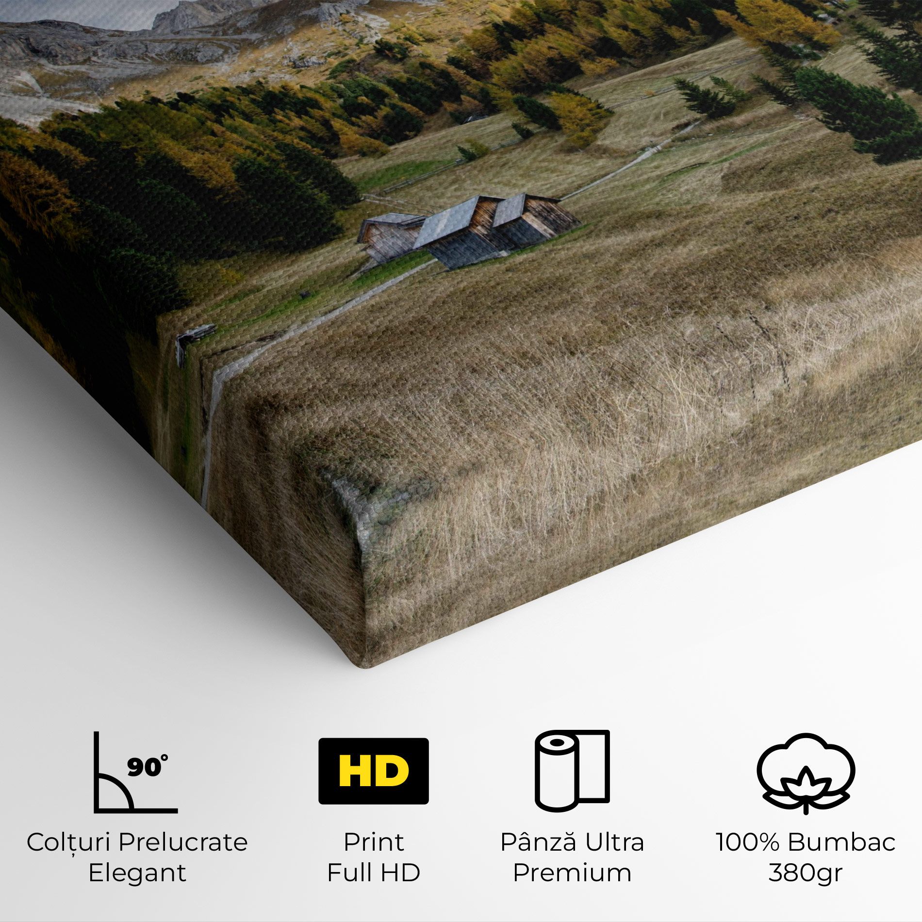 Cloudy Mountains View mockup 4