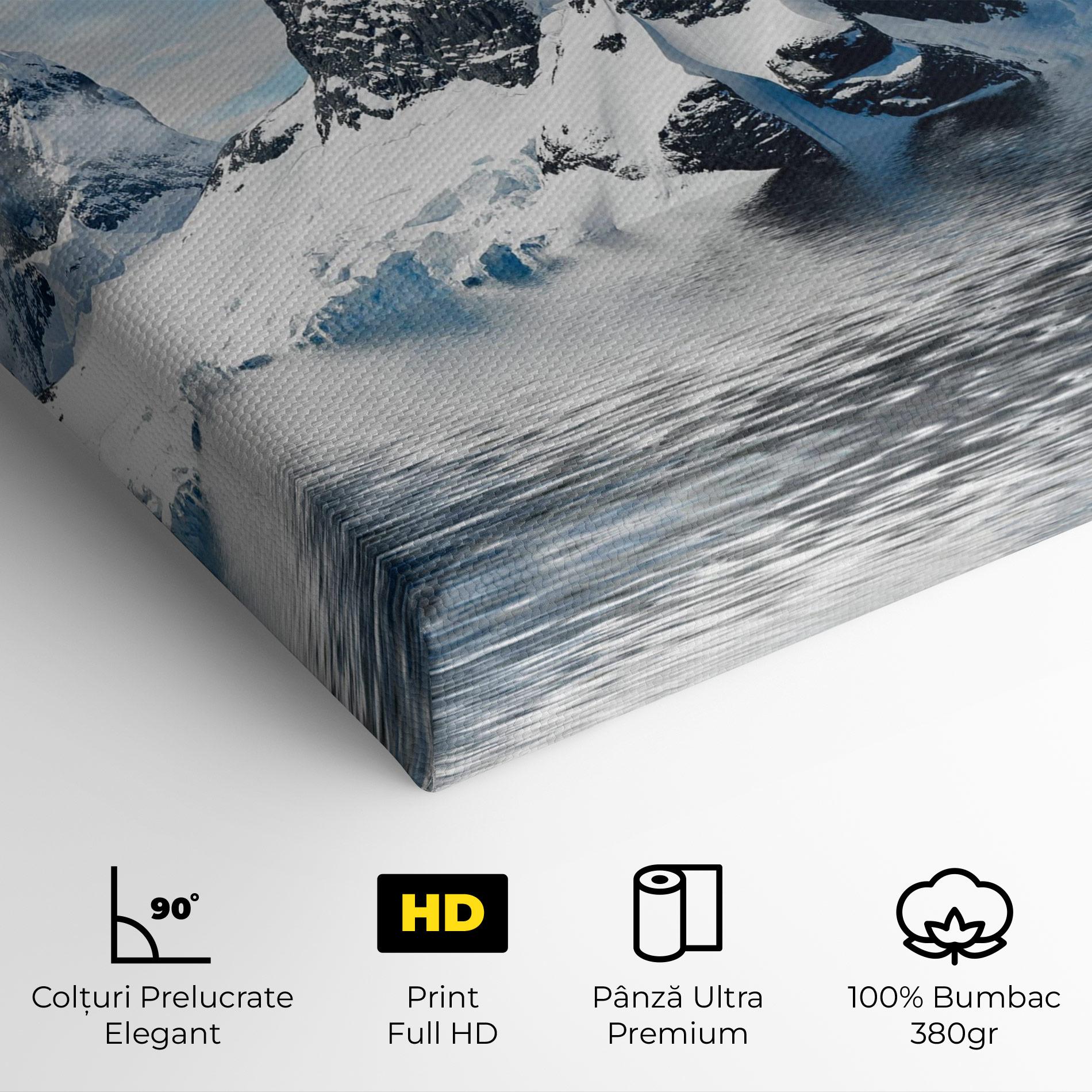Tablou Canvas Glacial Mountains mockup 4