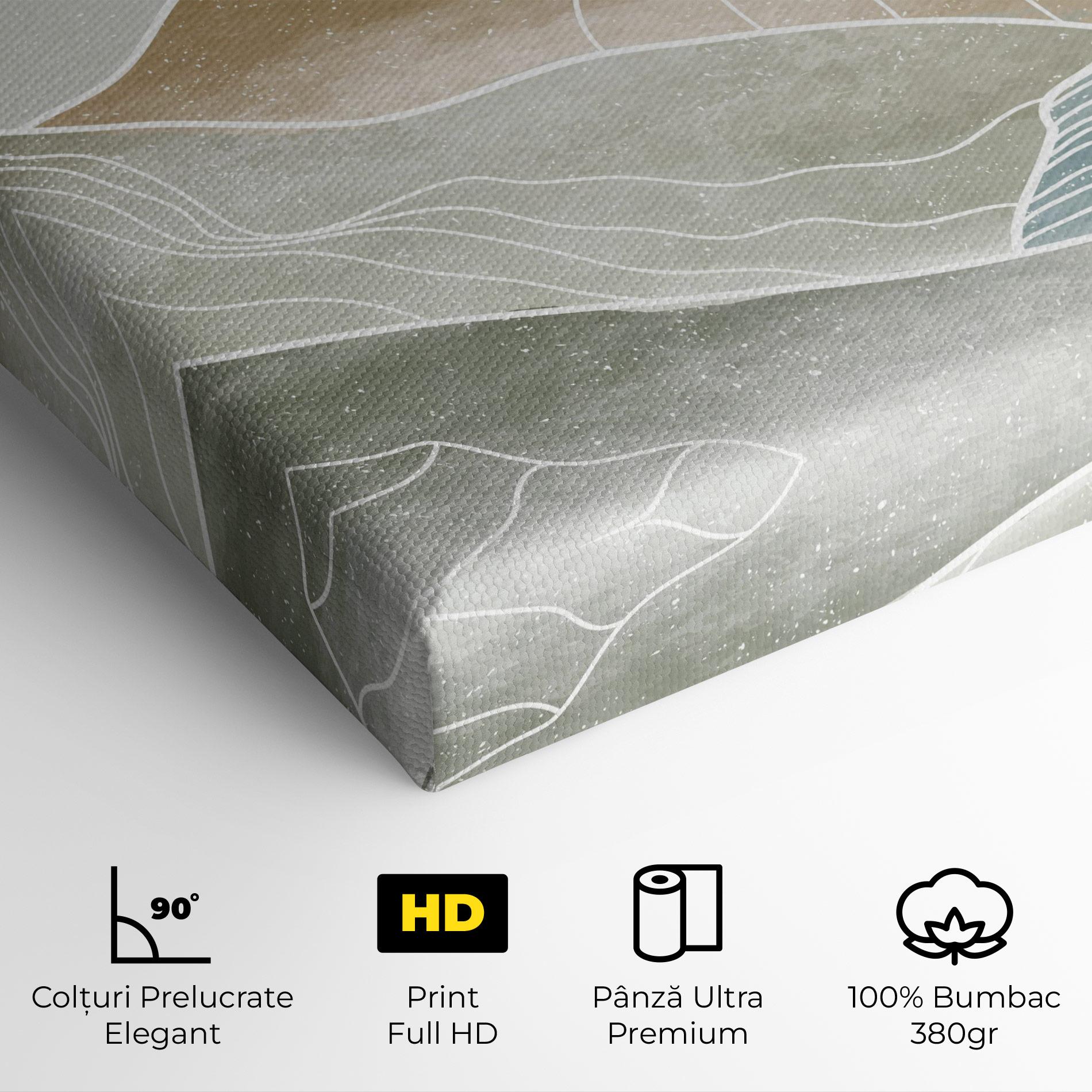 Tablou Canvas Minimal Mountain mockup 4