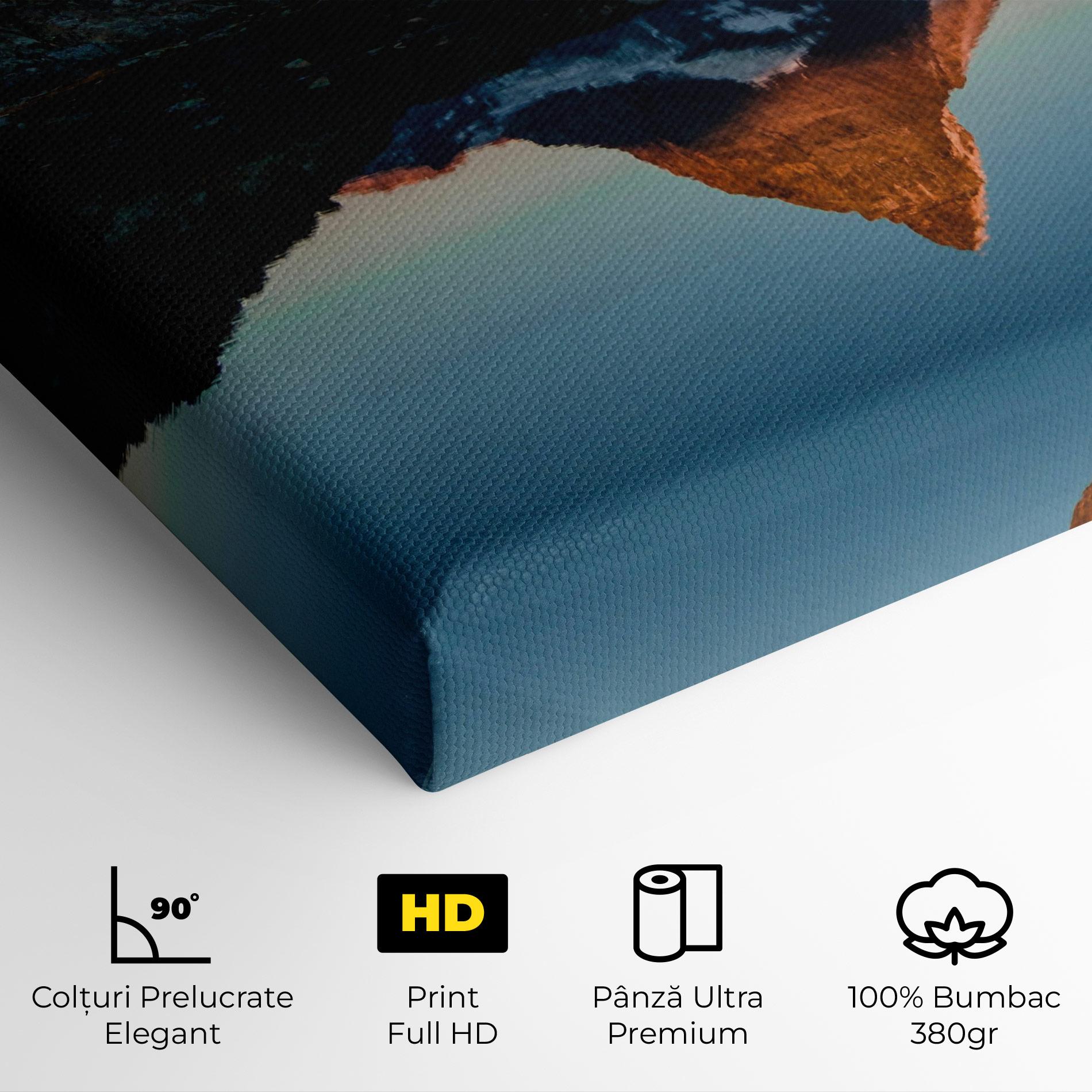 Tablou Canvas Mirror Mountain mockup 4