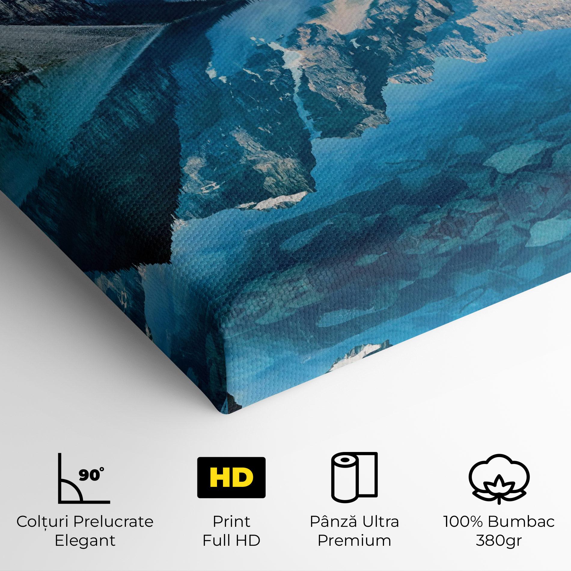 Tablou Canvas Mountain Crystal Lake mockup 4