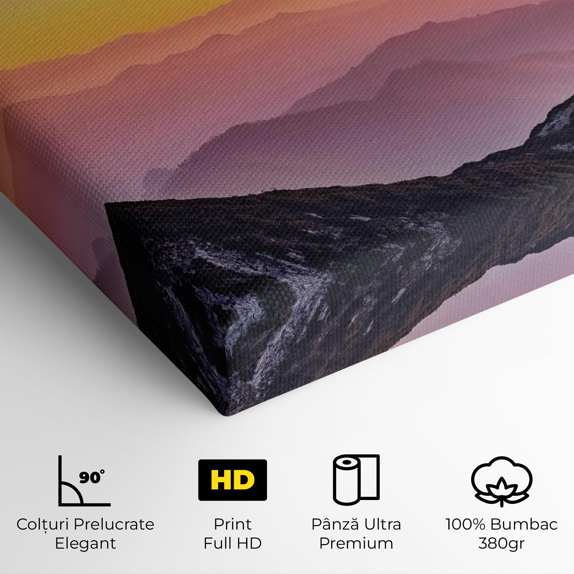 Tablou Canvas Pink Mist mockup 4