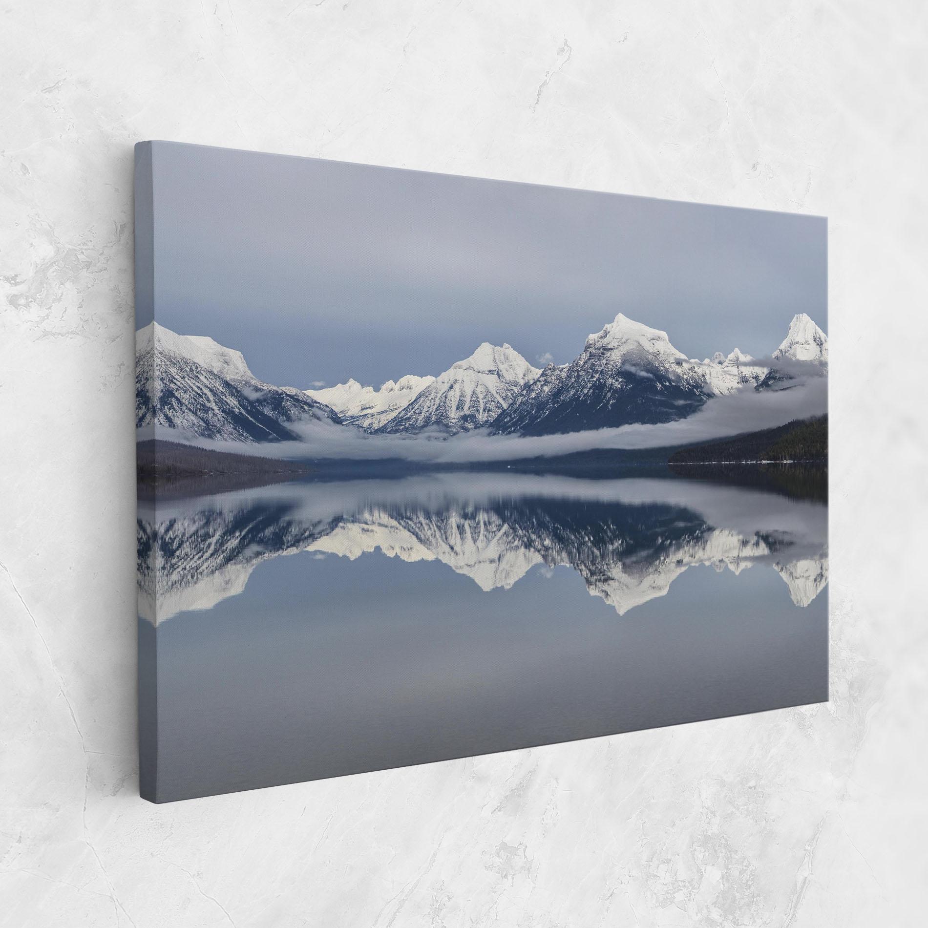Tablou Canvas Beautiful Snowy Mountain mockup 1