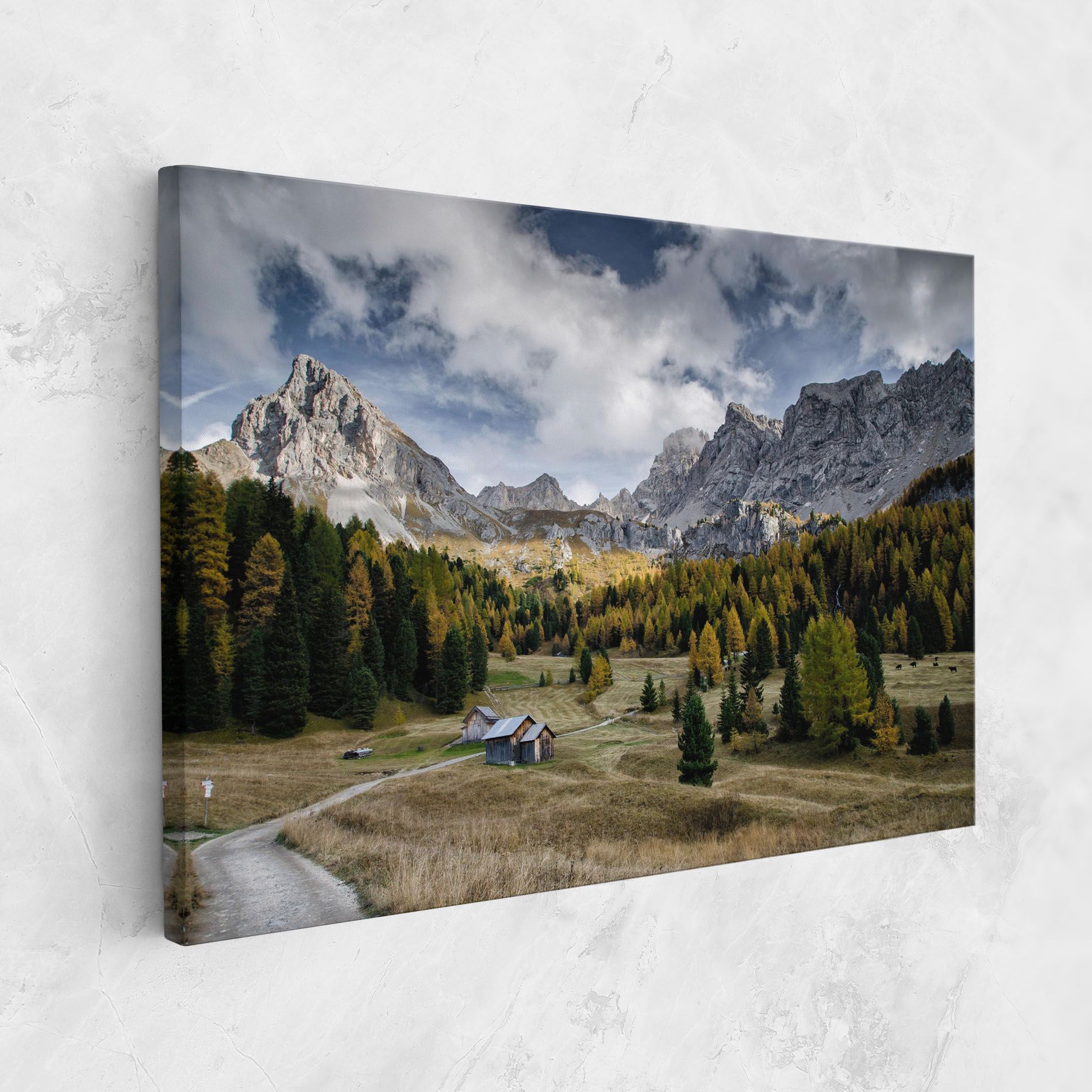 Cloudy Mountains View mockup 1