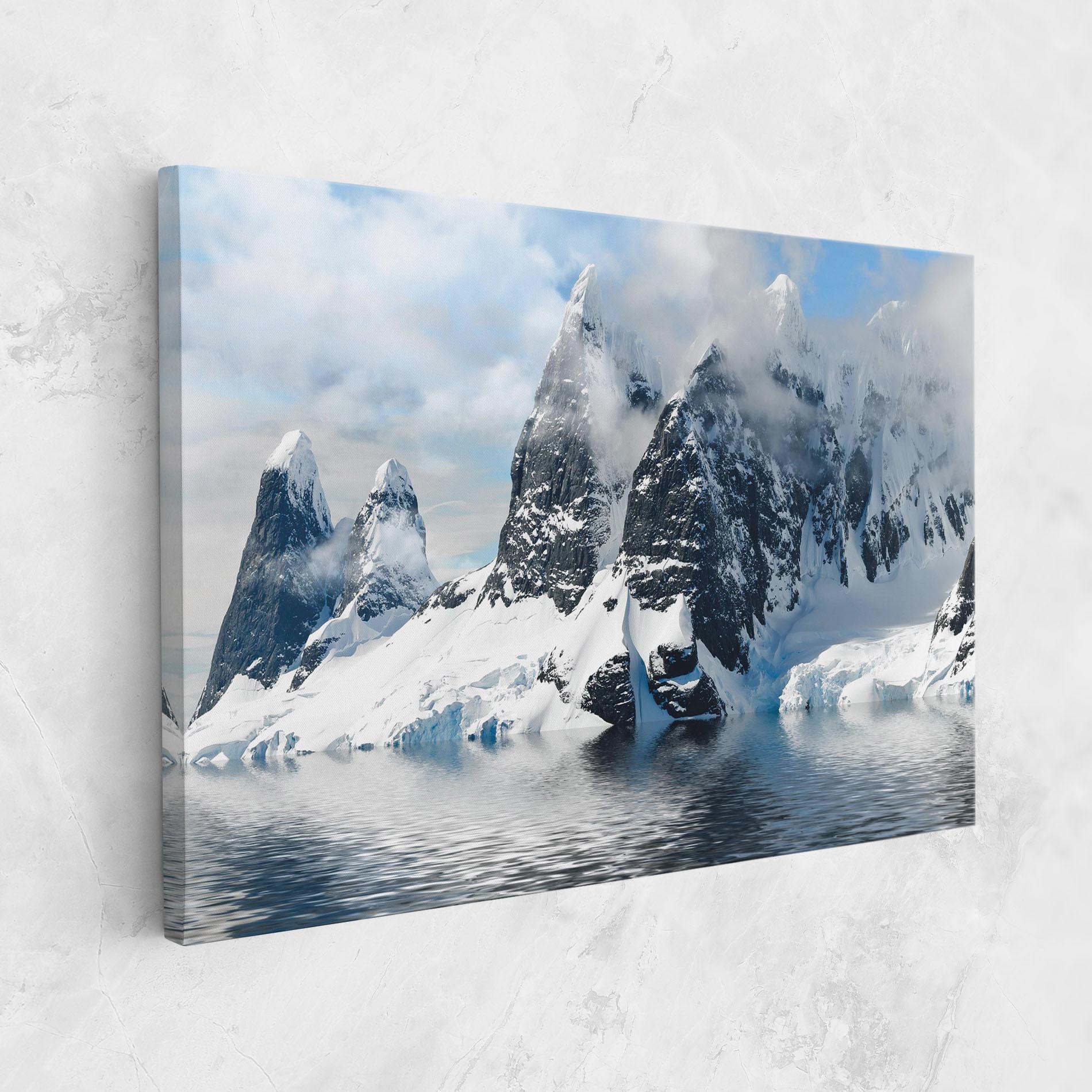 Tablou Canvas Glacial Mountains mockup 1