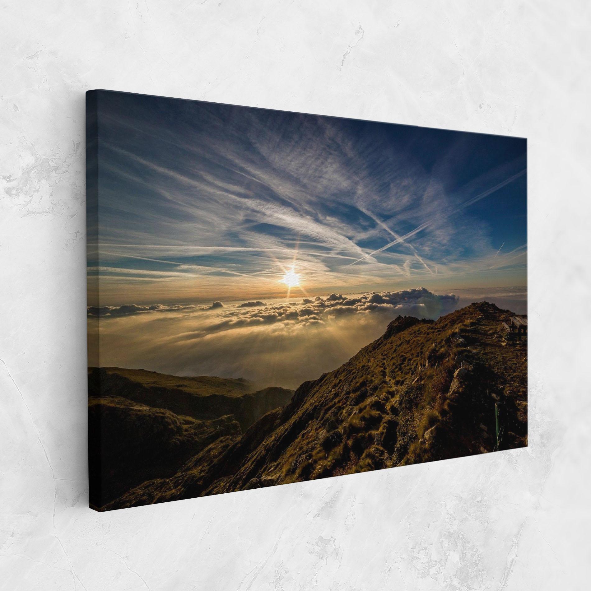 Tablou Canvas Over The Clouds mockup 1