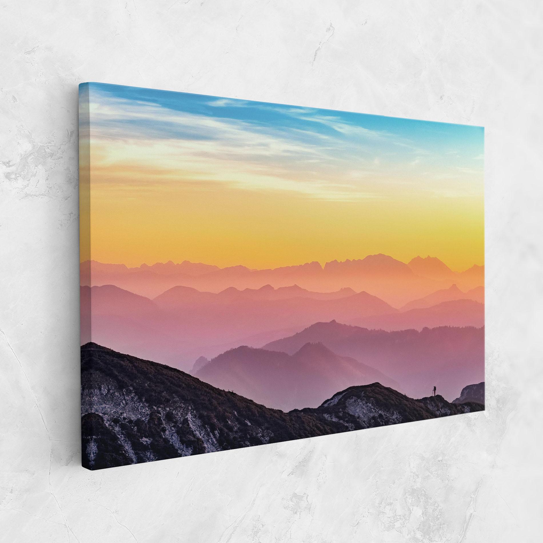 Tablou Canvas Pink Mist mockup 1