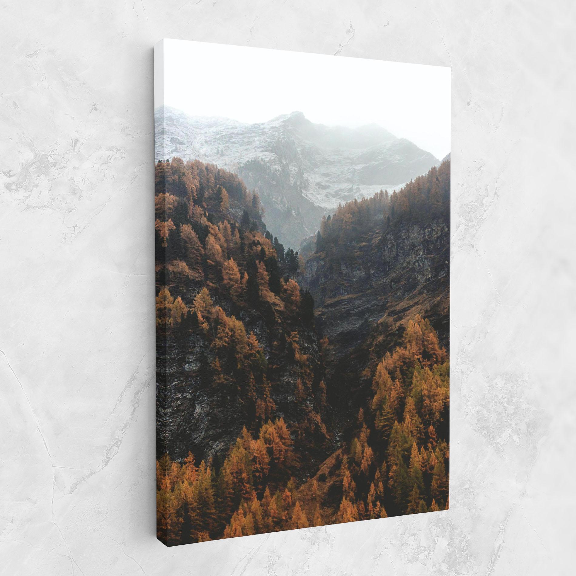 Tablou Canvas Autumn Mountain mockup 1