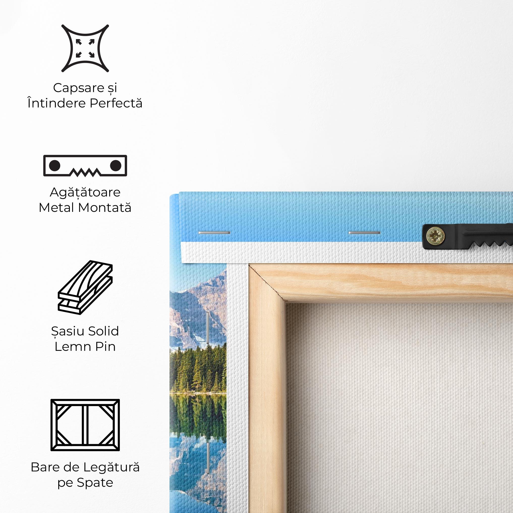 Tablou Canvas Mountain Crystal Lake mockup 5