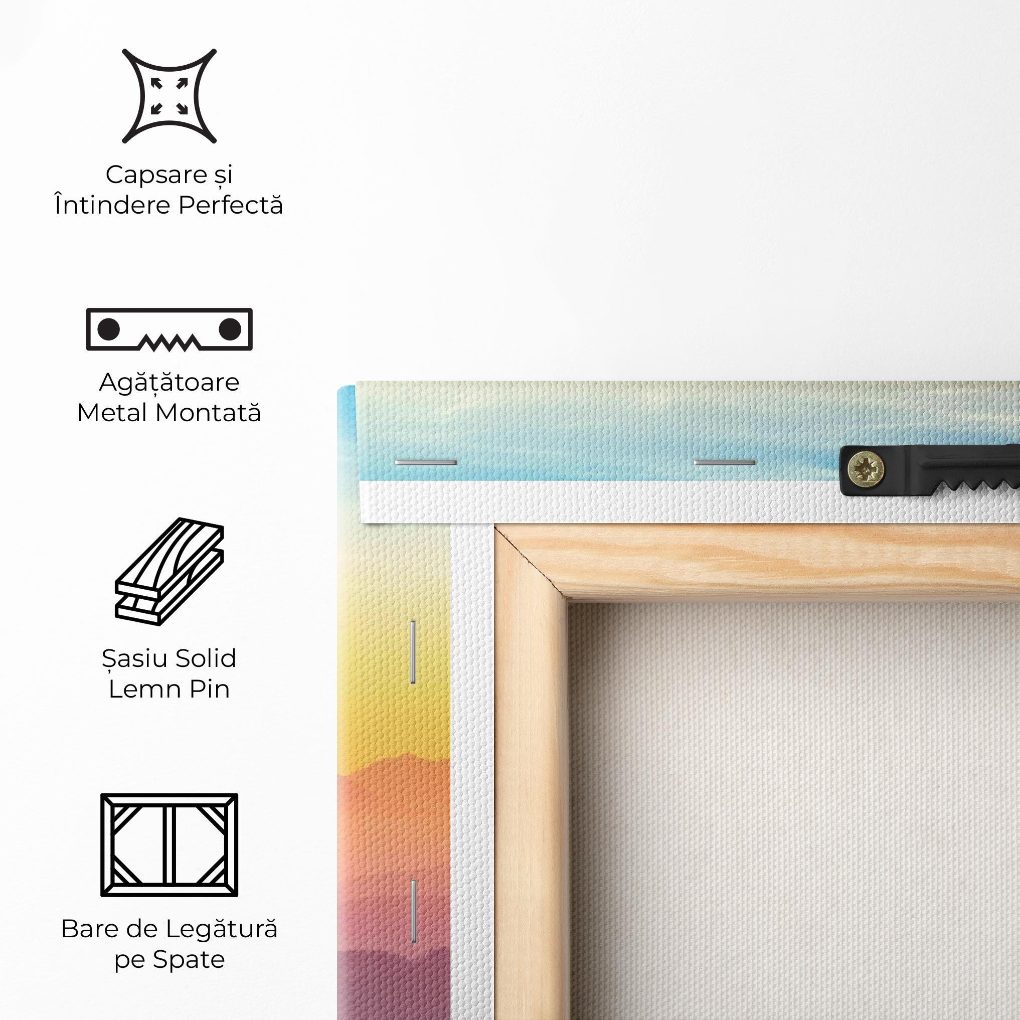 Tablou Canvas Pink Mist mockup 5