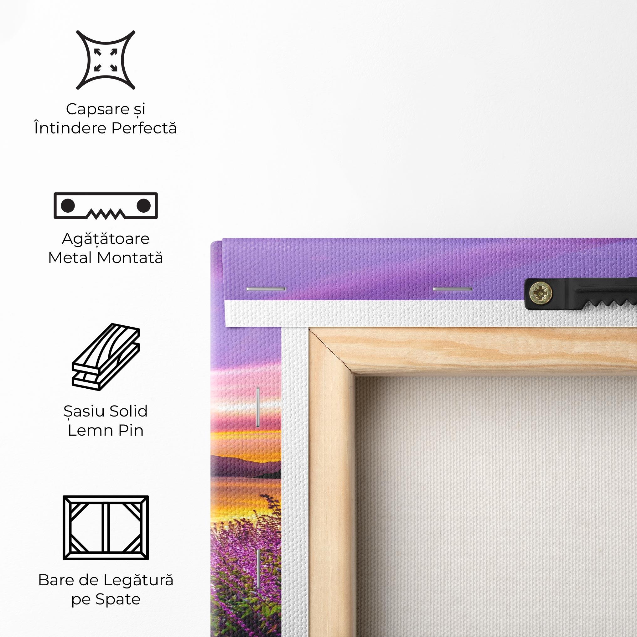 Tablou Canvas Purple Lake mockup 5