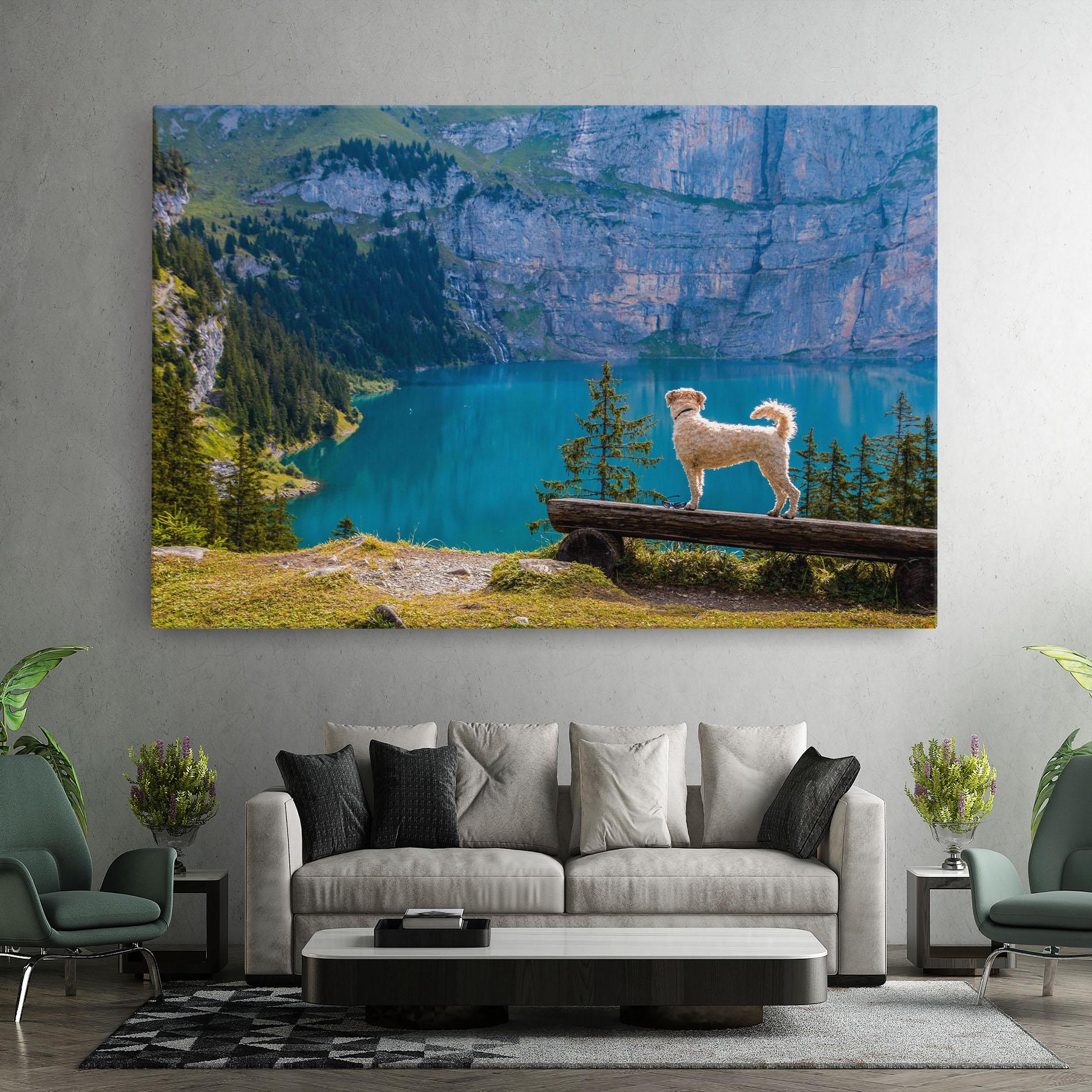 Tablou Canvas Dog mockup 7