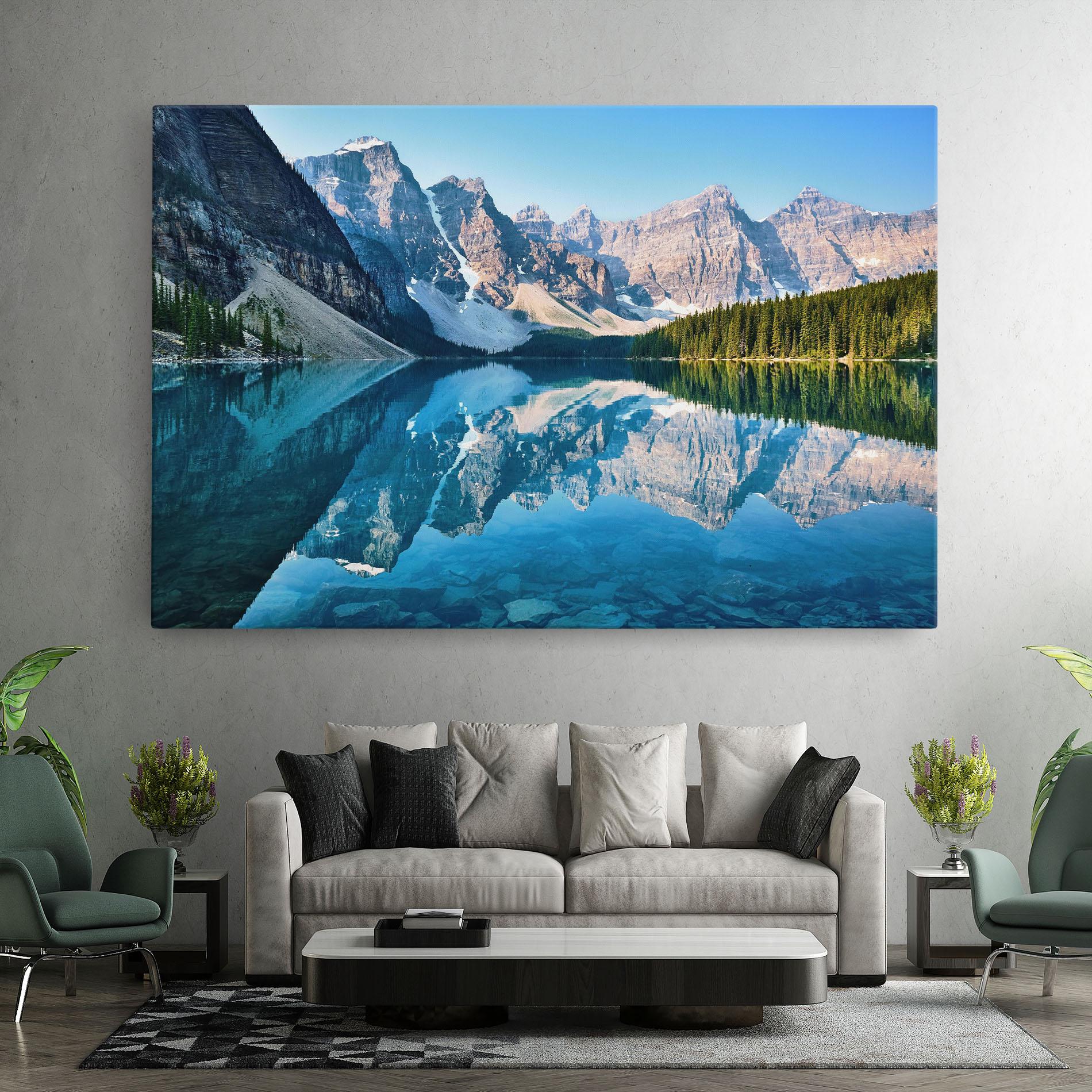 Tablou Canvas Mountain Crystal Lake mockup 7