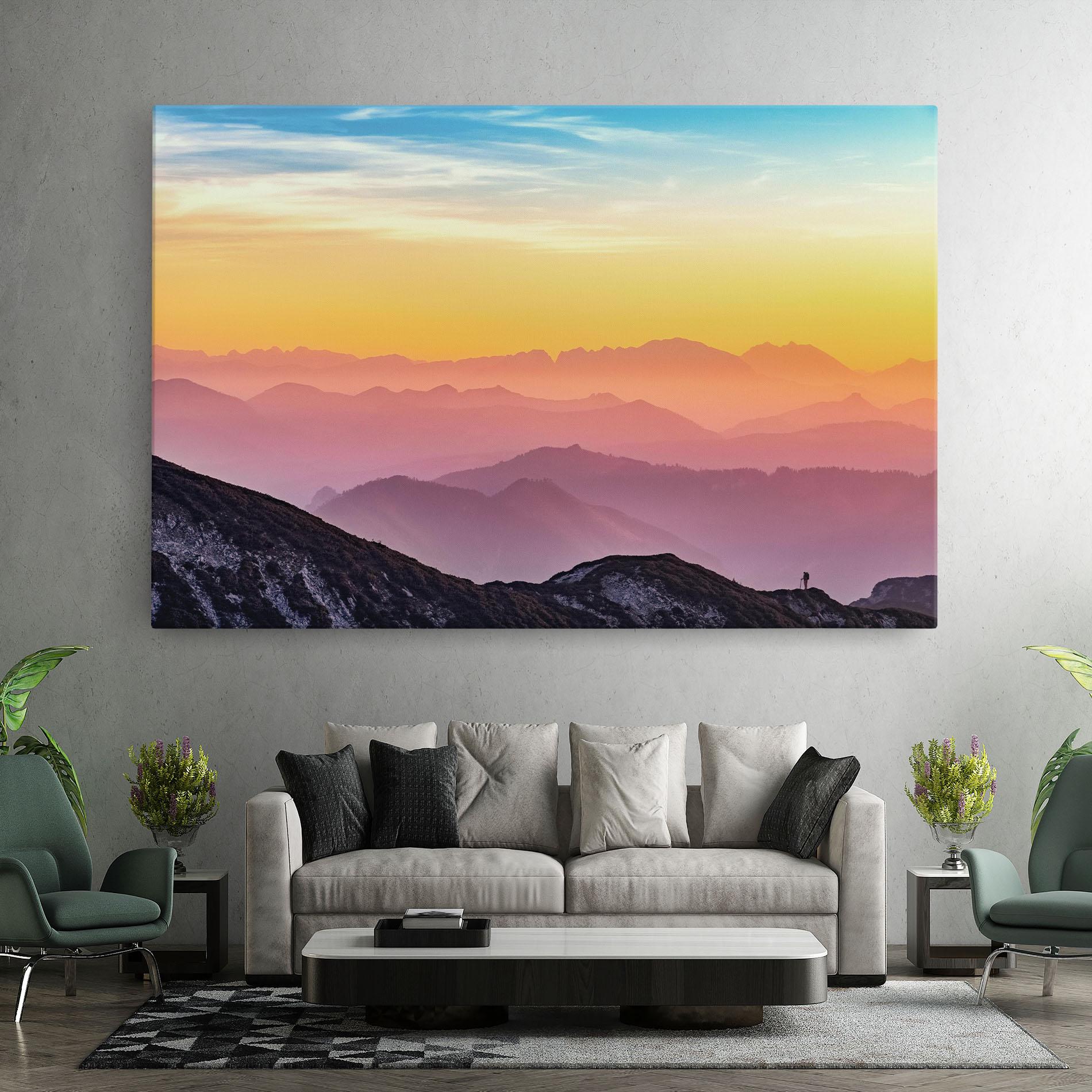 Tablou Canvas Pink Mist mockup 7