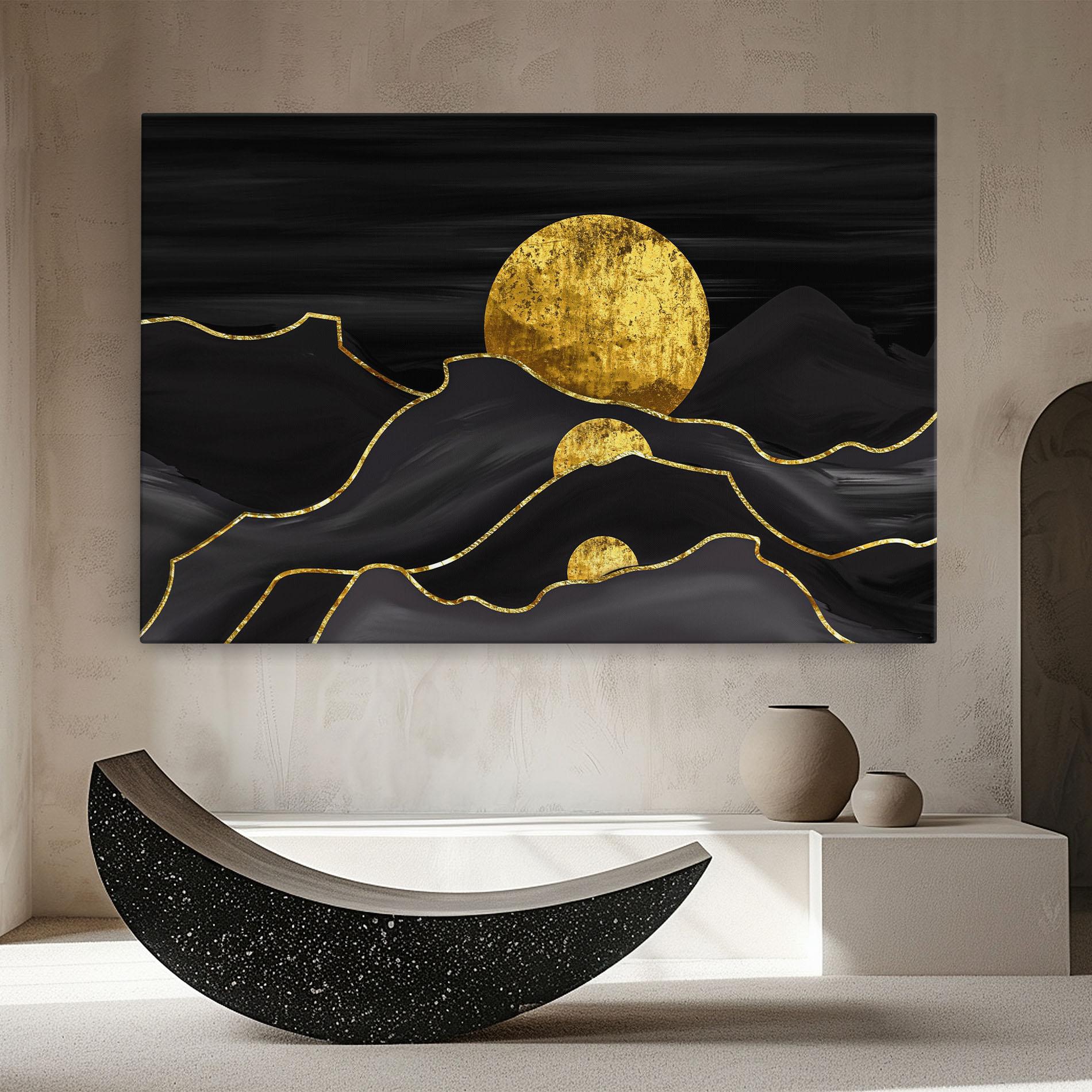 Tablou Canvas Black Moutains mockup 8