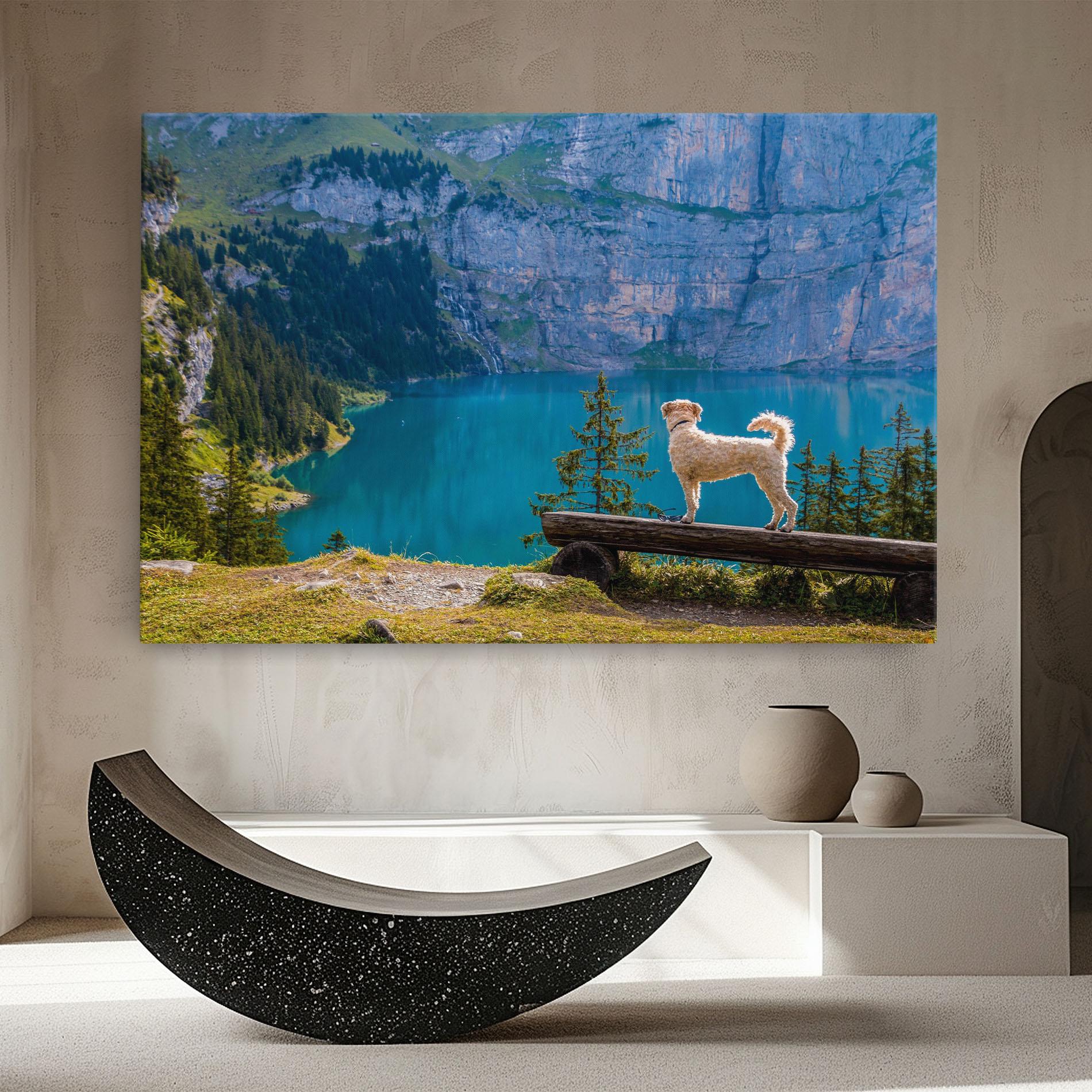 Tablou Canvas Dog mockup 8