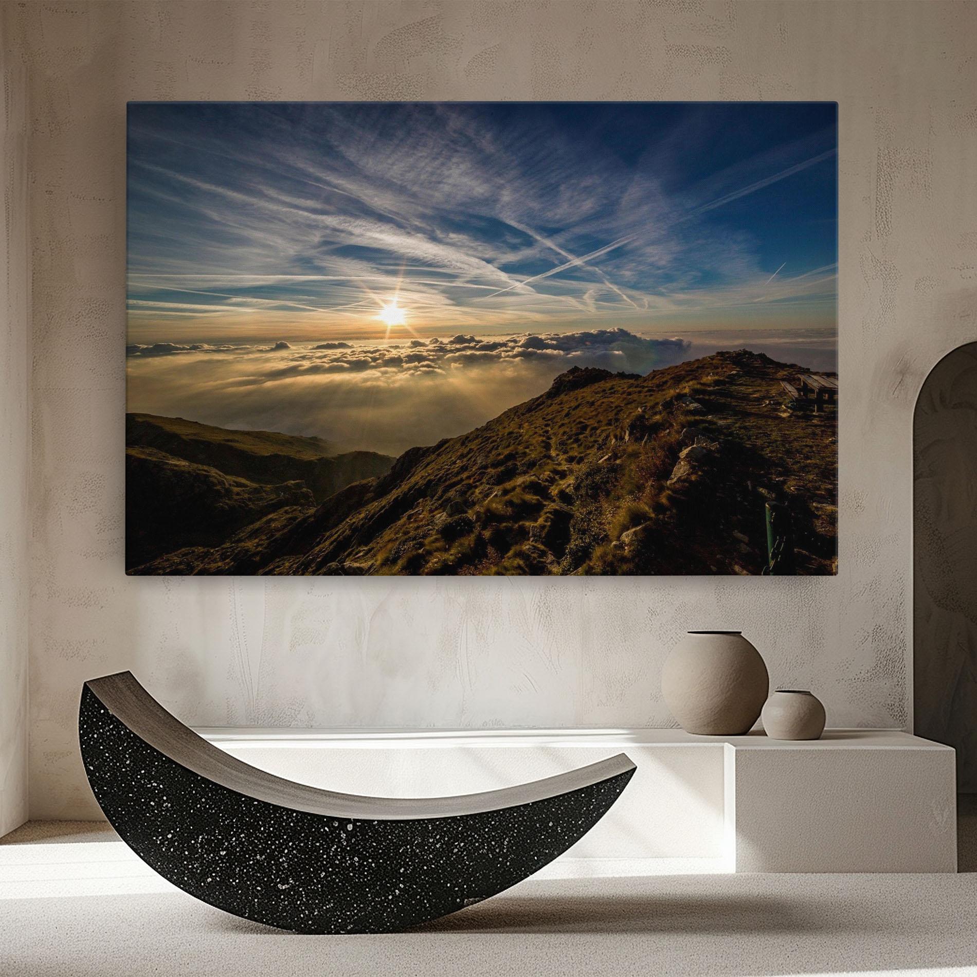 Tablou Canvas Over The Clouds mockup 8