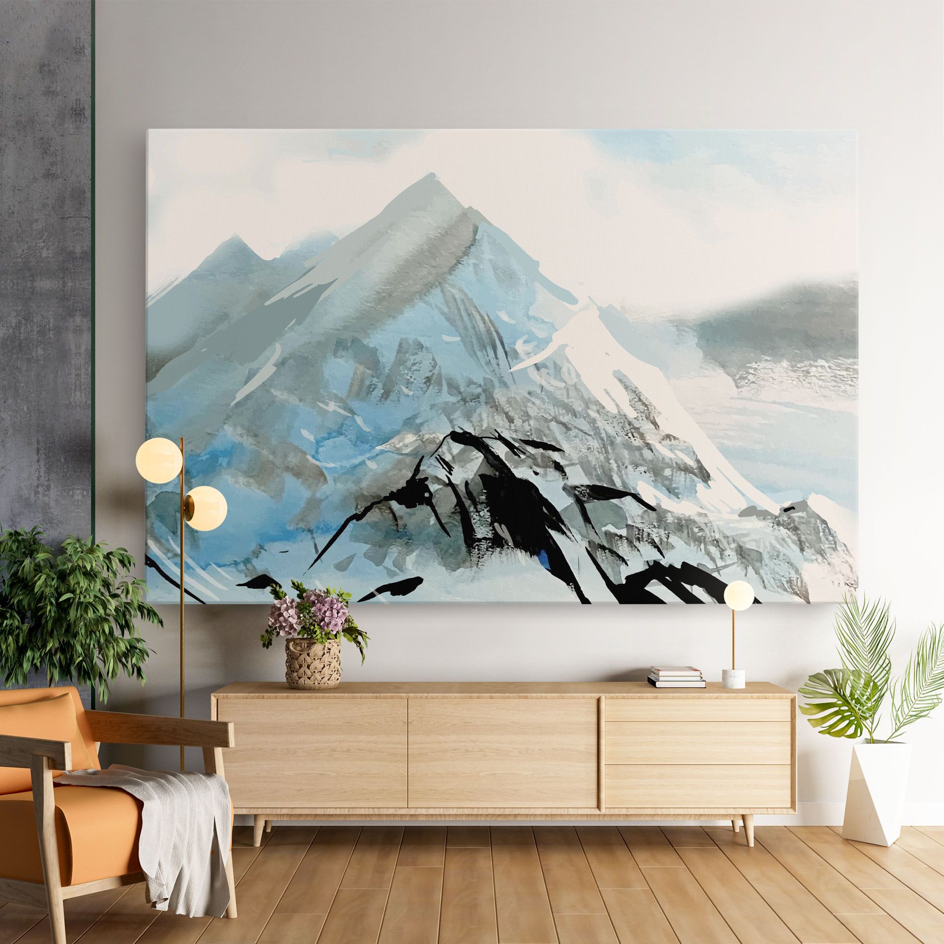 Blue Black Mountain mockup 9