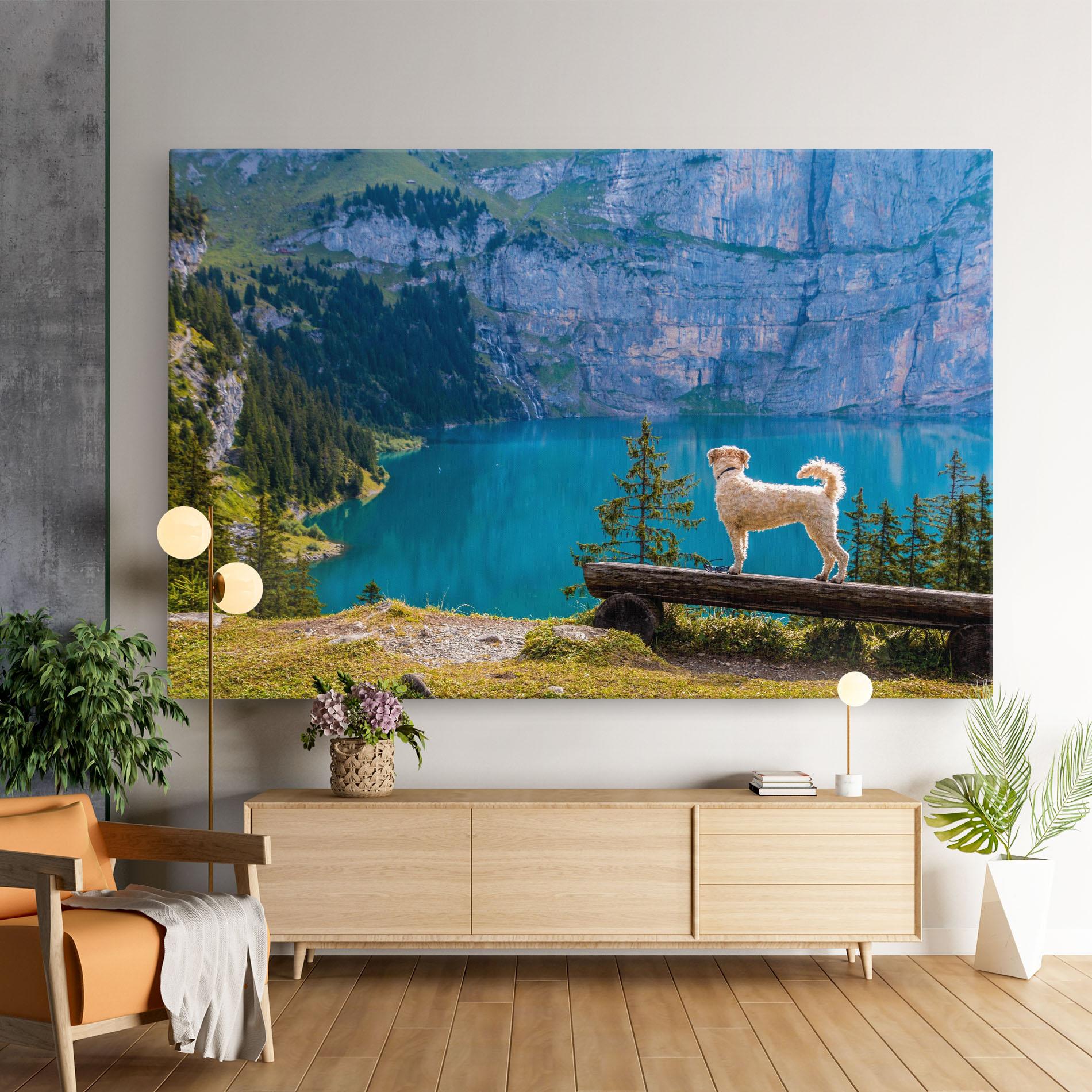 Tablou Canvas Dog mockup 9