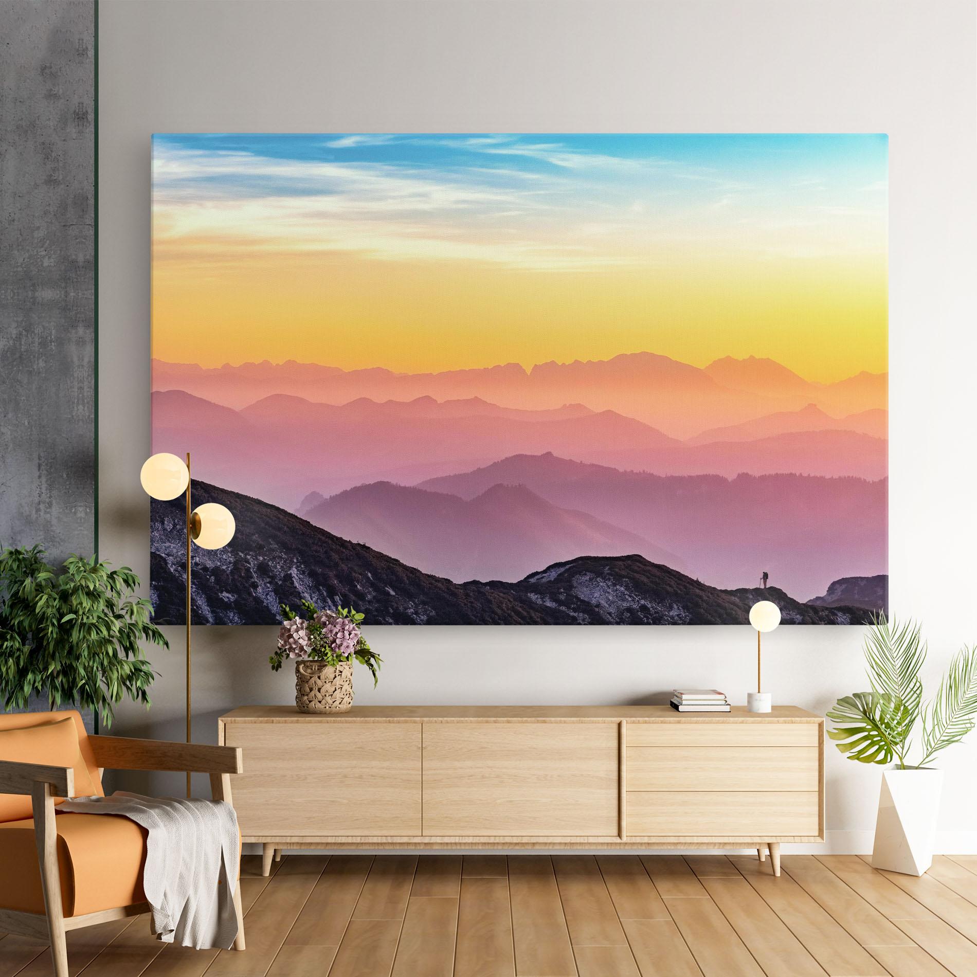 Tablou Canvas Pink Mist mockup 9