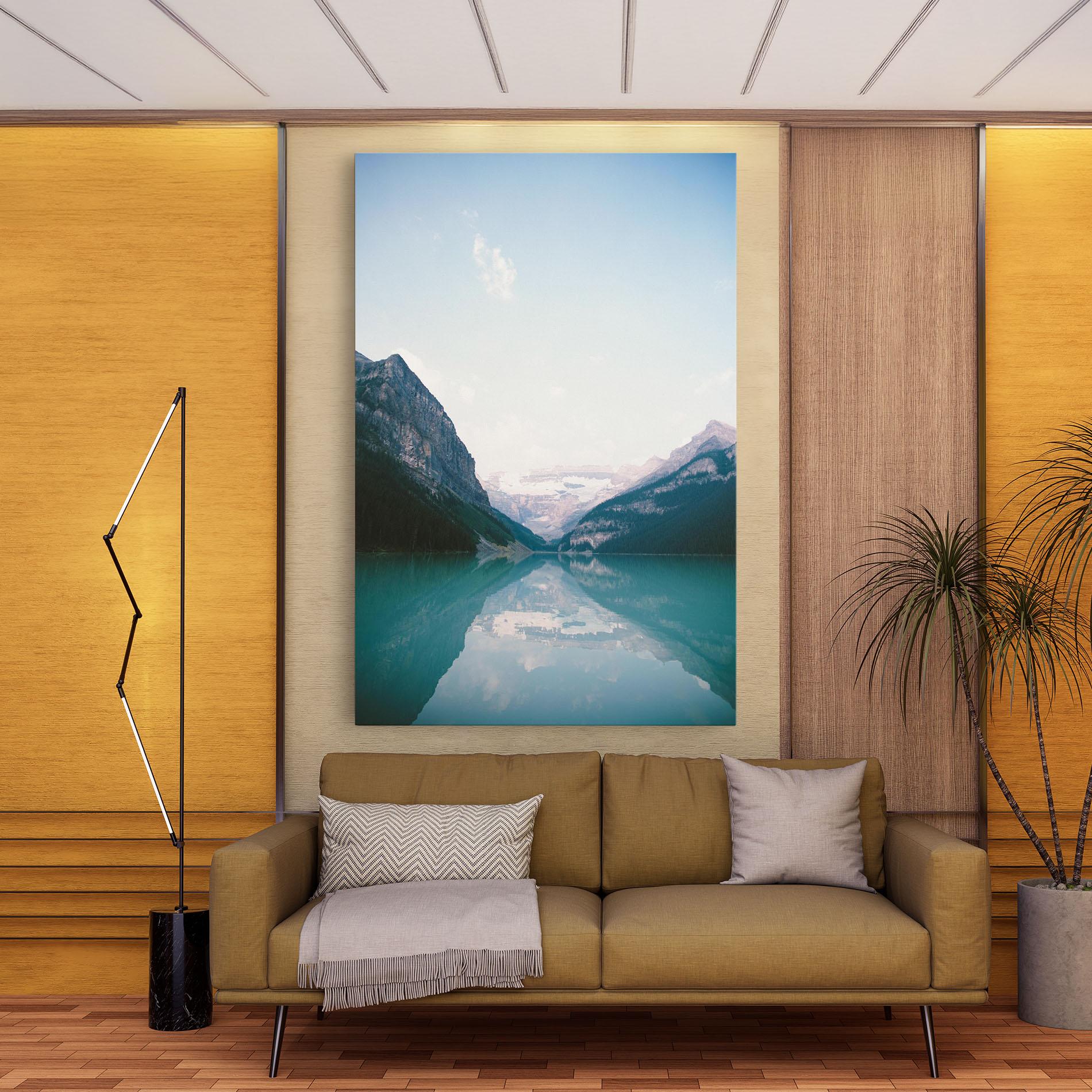 Tablou Canvas Mountain Valley mockup 9