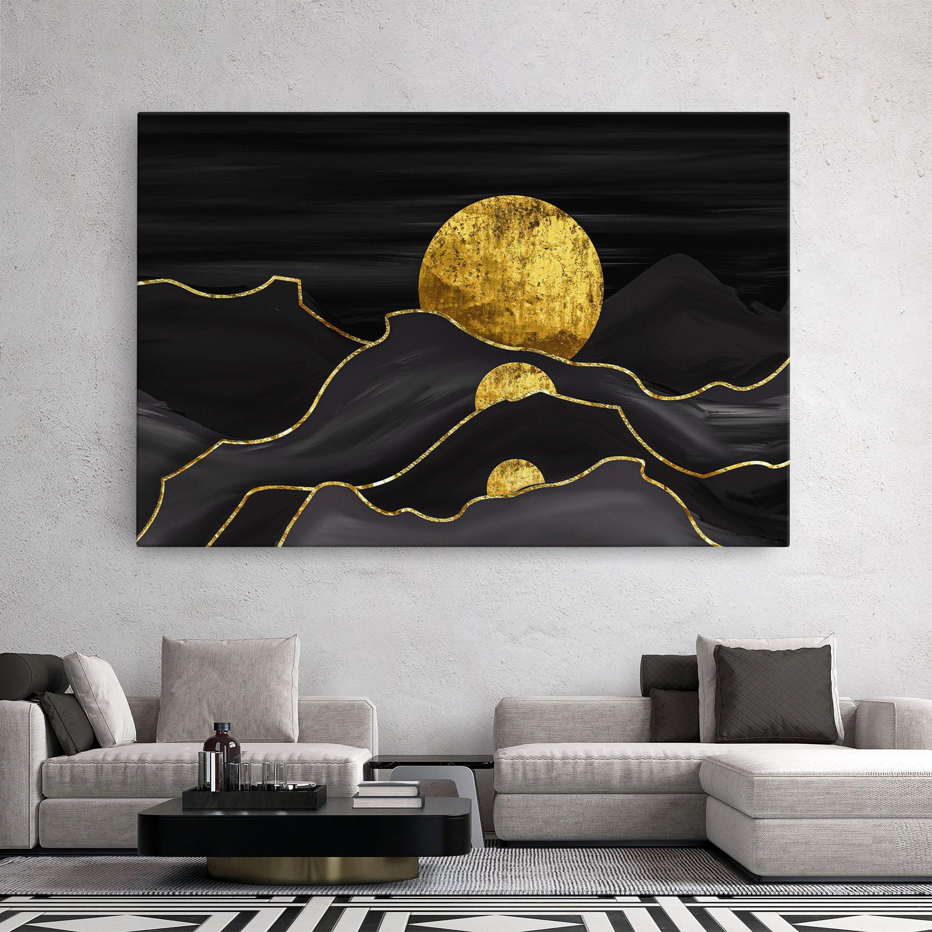 Tablou Canvas Black Moutains mockup 2