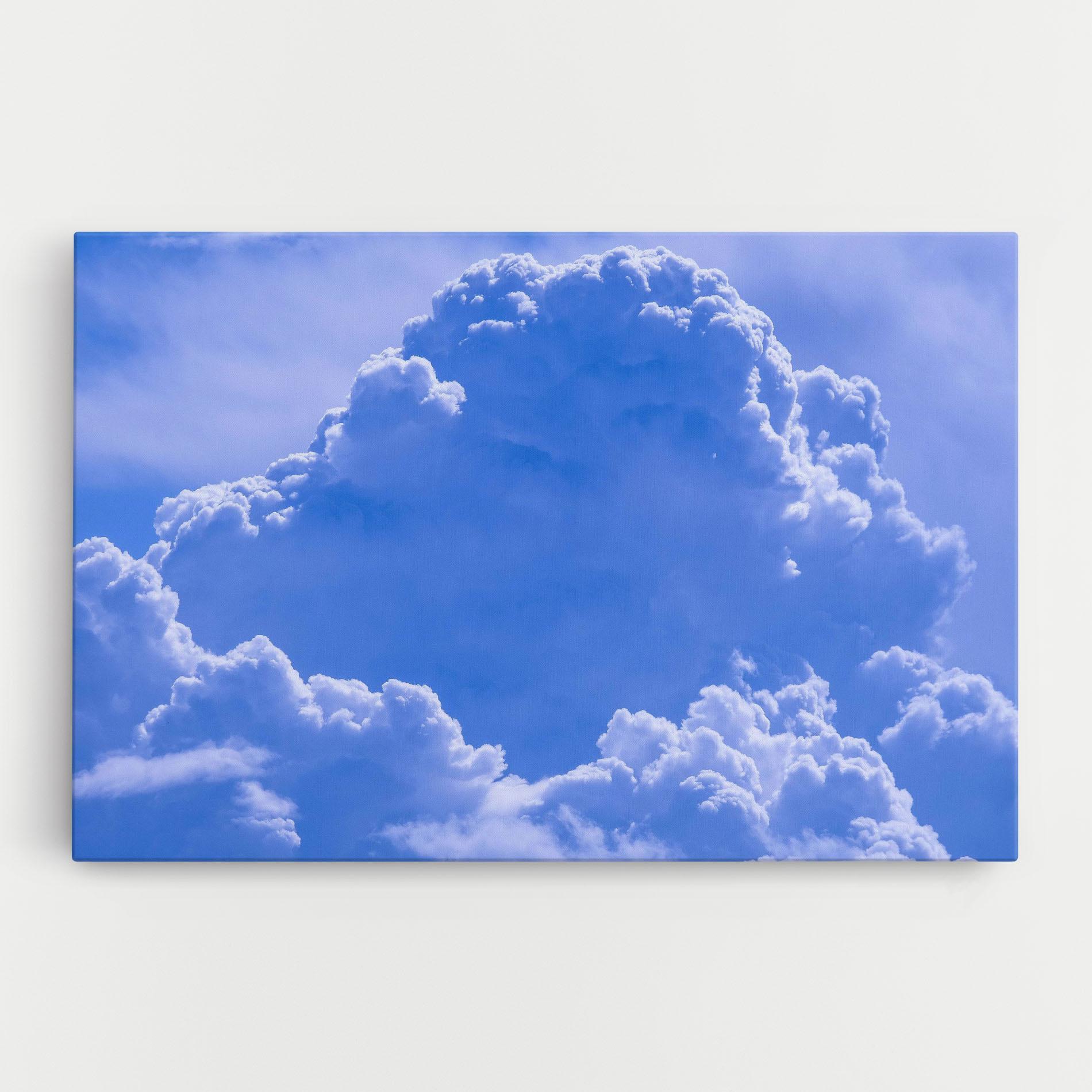 Tablou Canvas Big Blue Cloud mockup 0