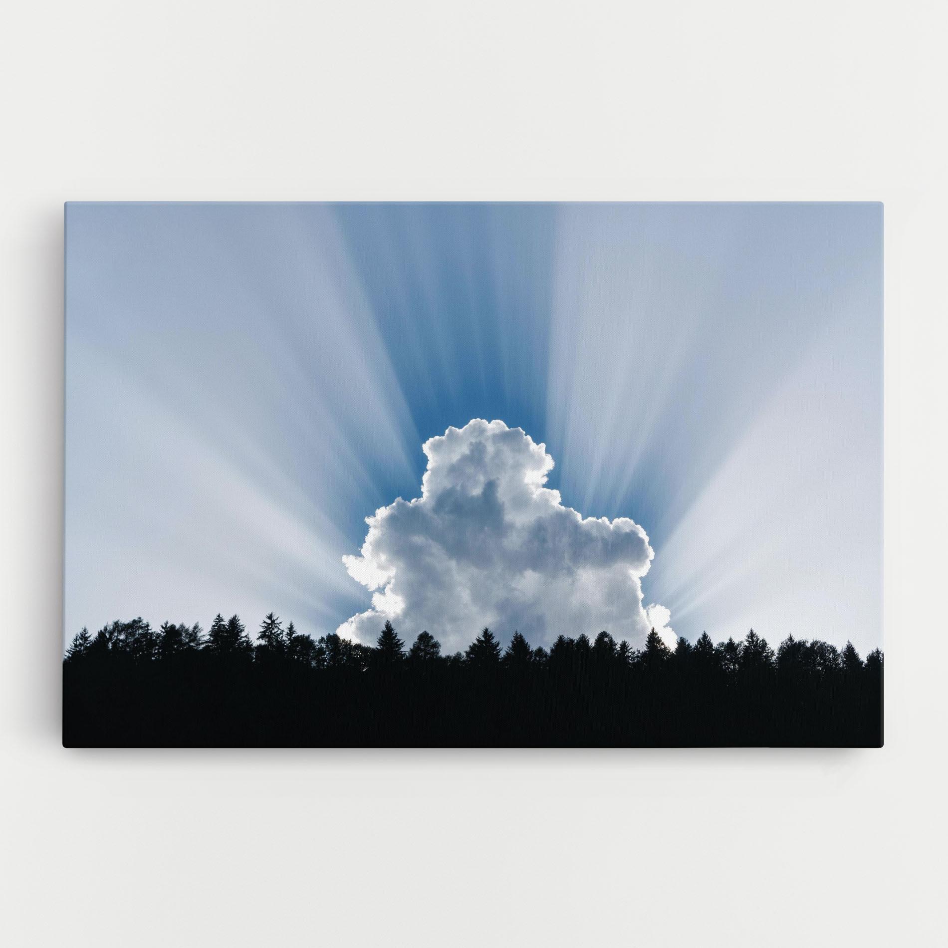 Tablou Canvas Big White Cloud Light mockup 0
