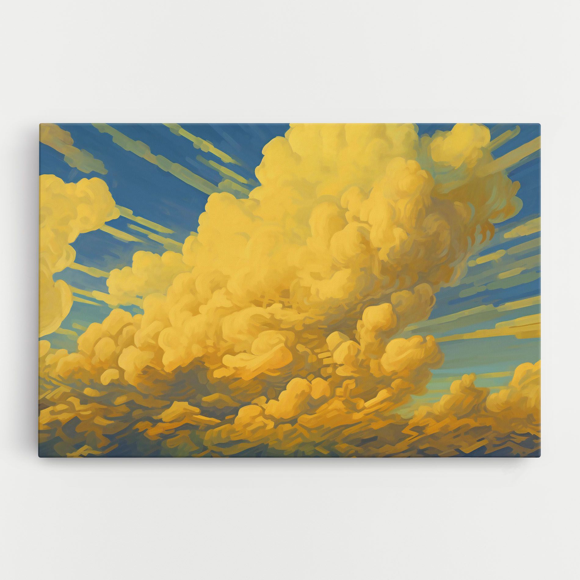 Big Yellow Cloud Art mockup 0