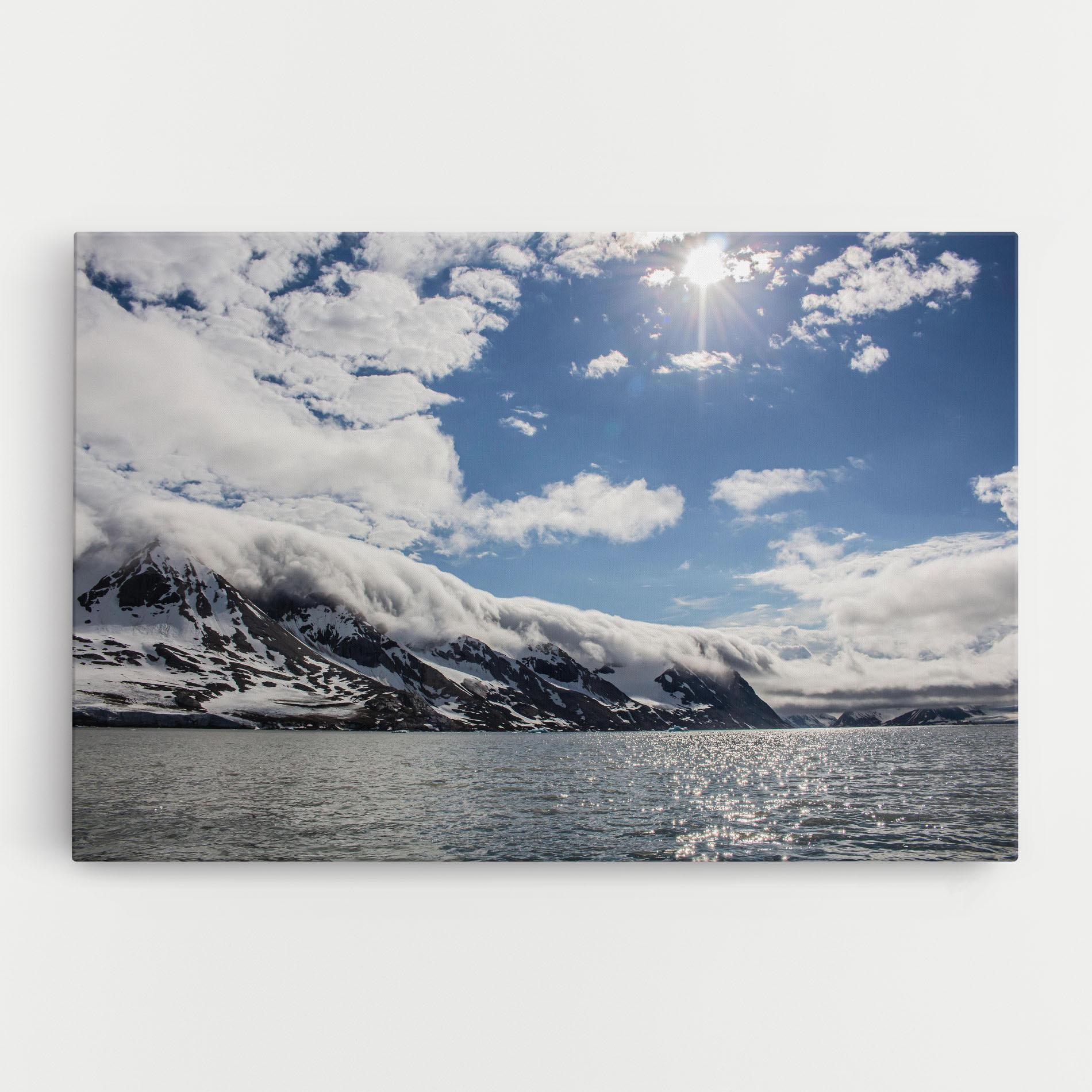 Tablou Canvas Clouds Over Ice mockup 0