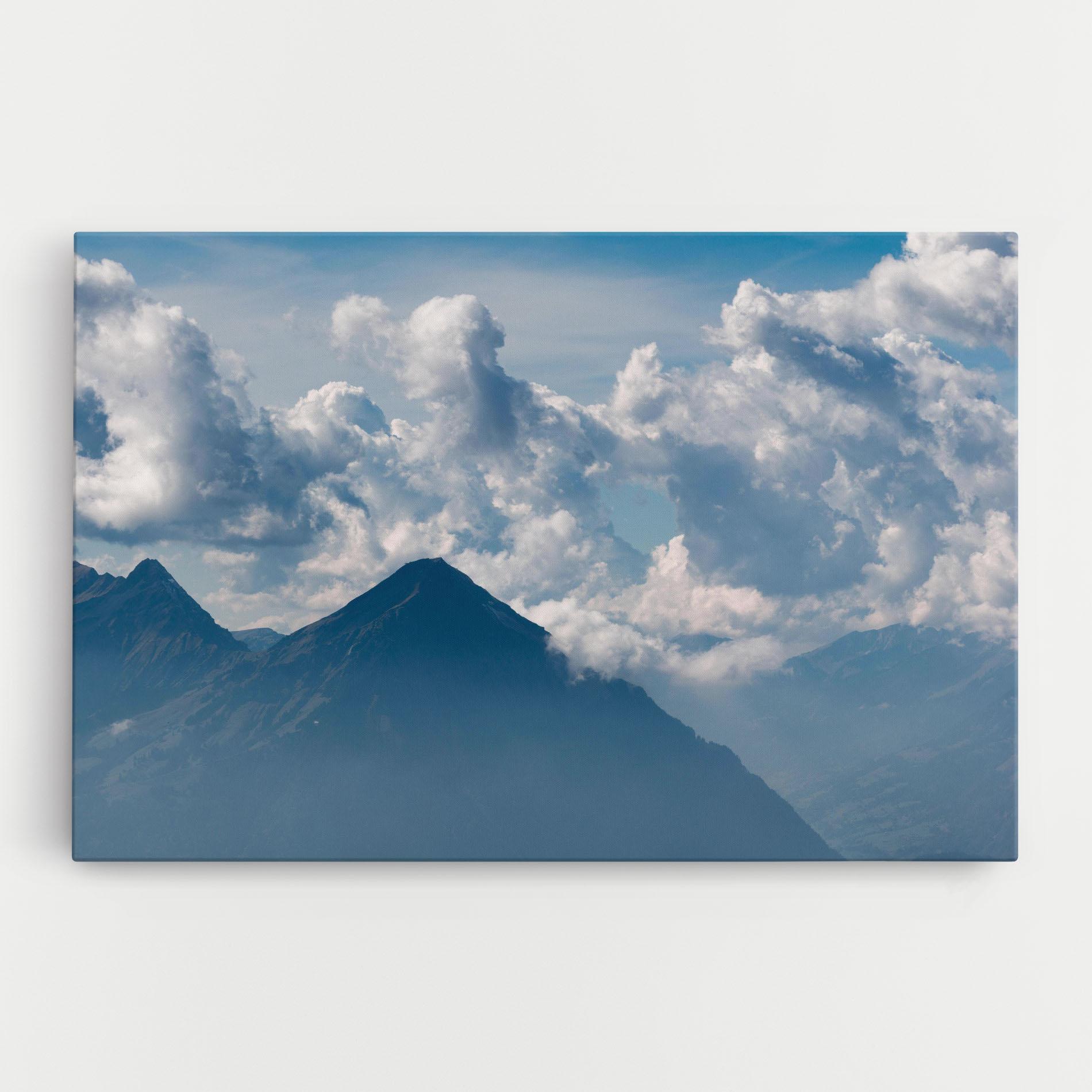 Tablou Canvas Cloudy View Mountain mockup 0