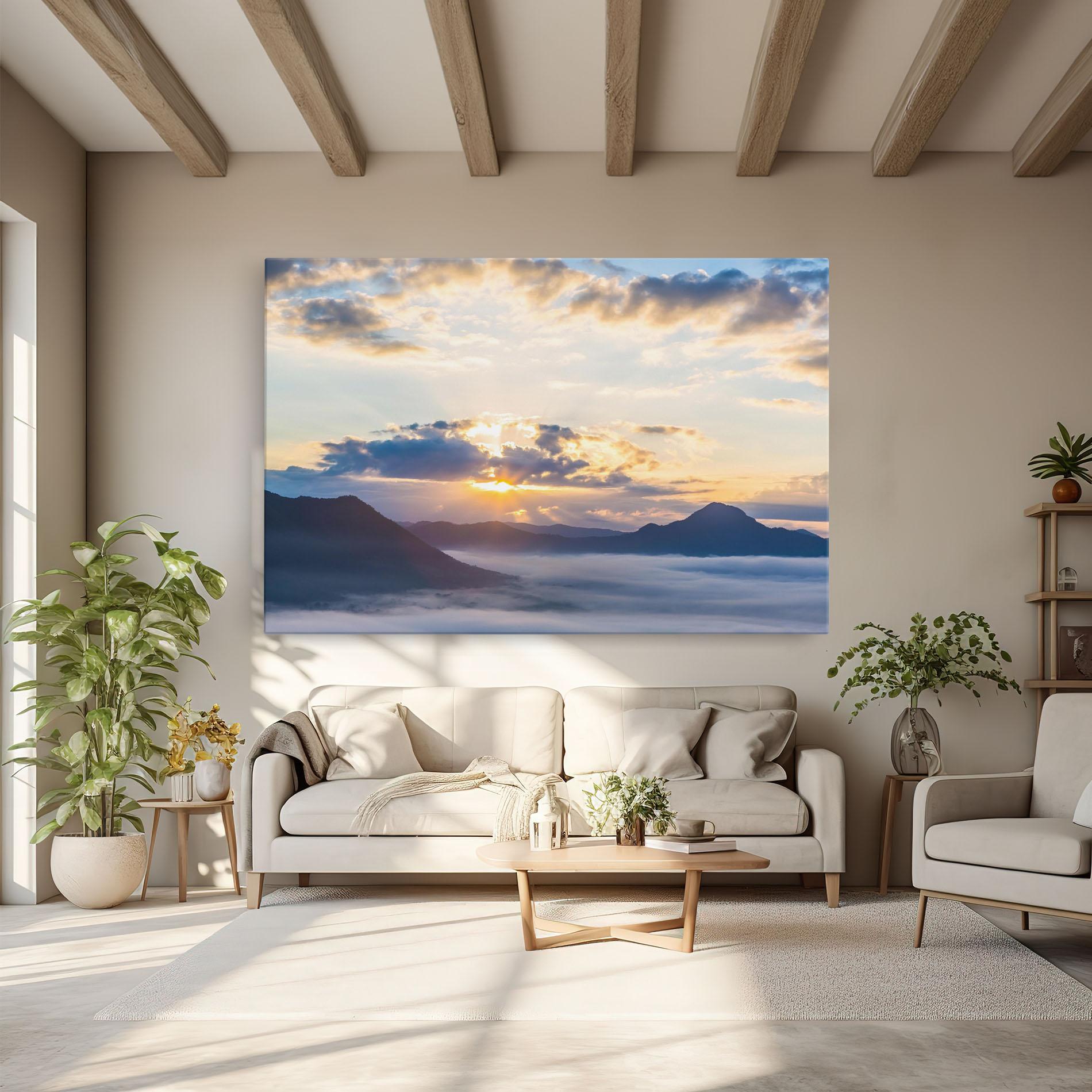 Tablou Canvas Fantastic Clouds mockup 6