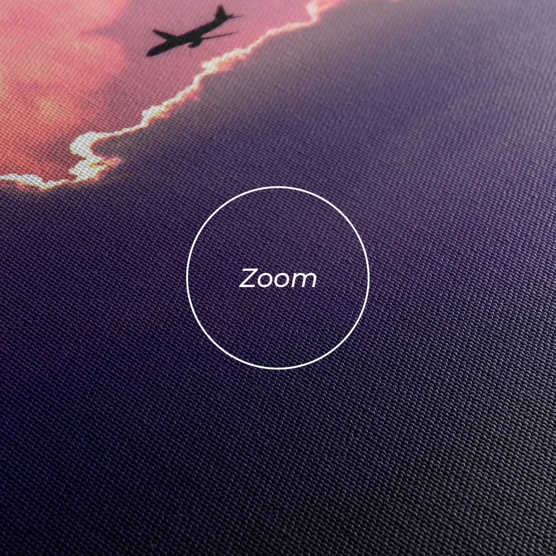 Tablou Canvas Big Purple Cloud mockup 3