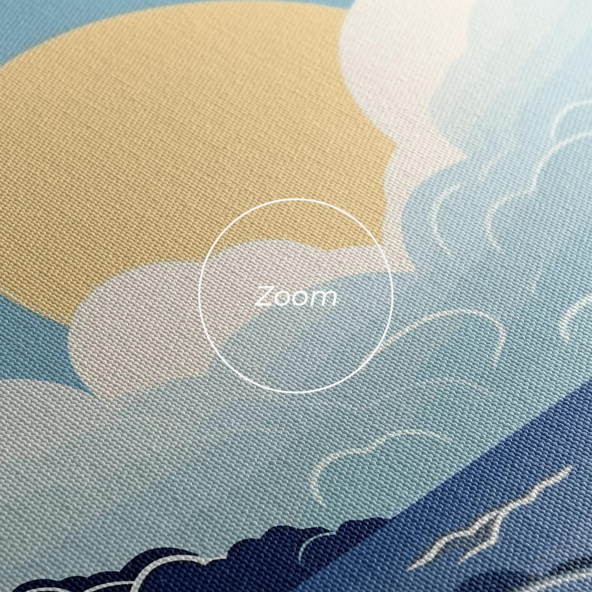 Tablou Canvas Big White Clouds mockup 3
