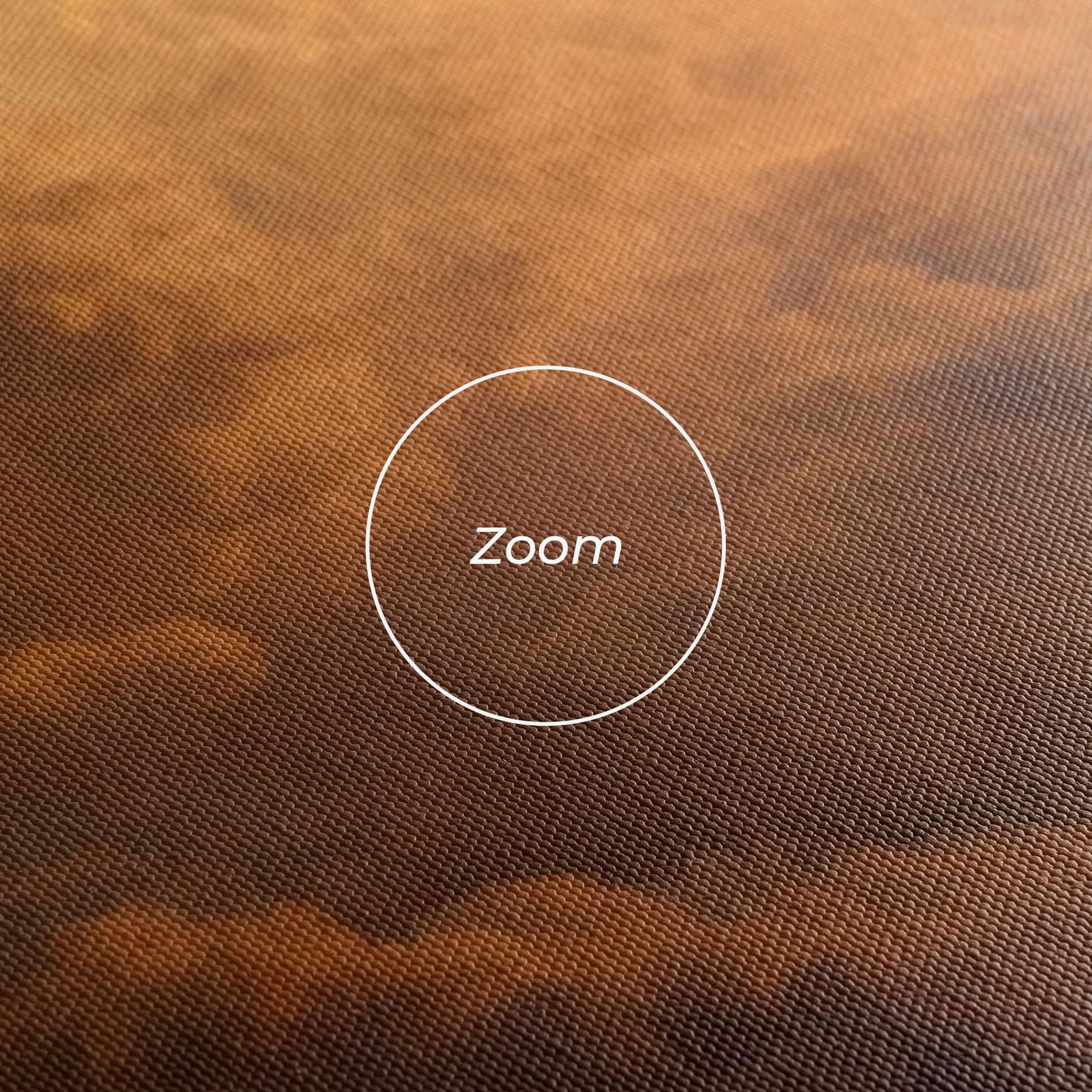 Tablou Canvas Brown Orange Clouds mockup 3