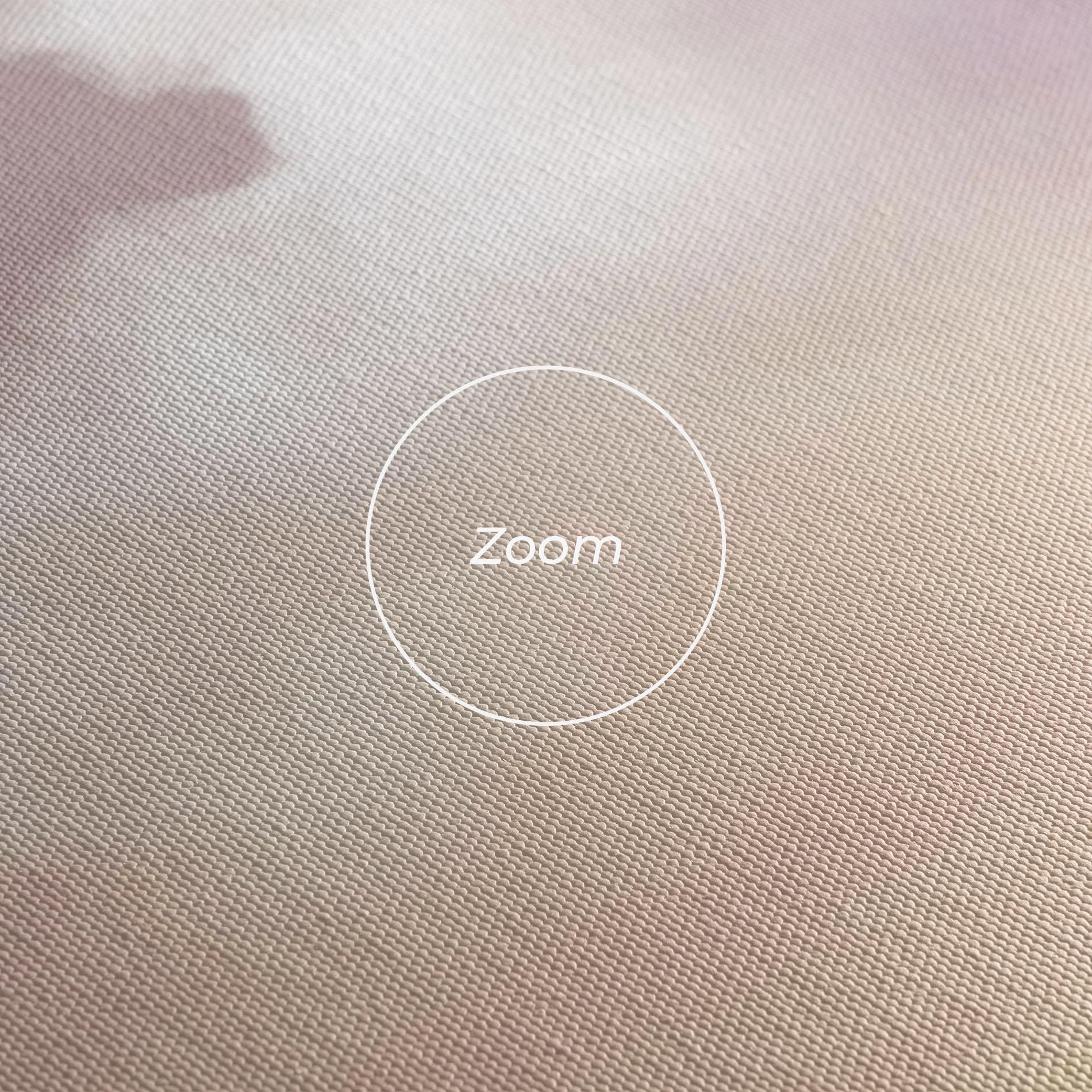 Tablou Canvas Clouds Text Cream mockup 3