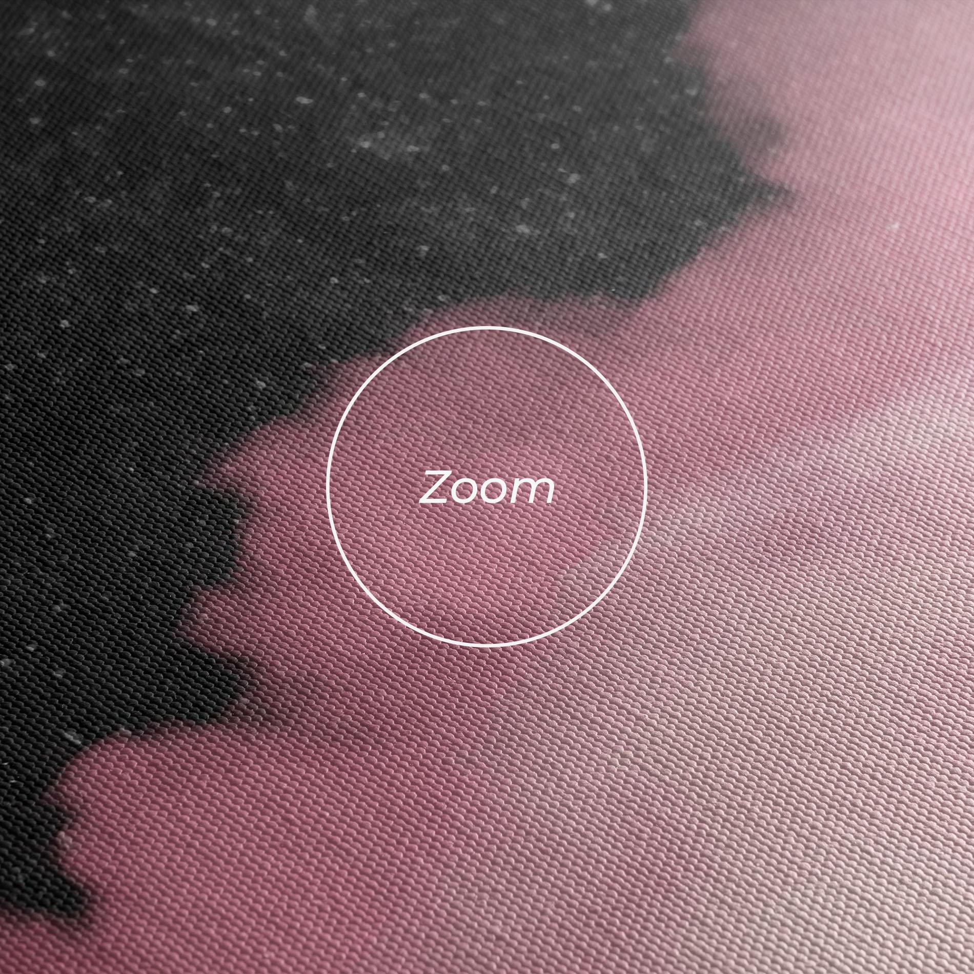 Tablou Canvas Clouds Text Pink mockup 3