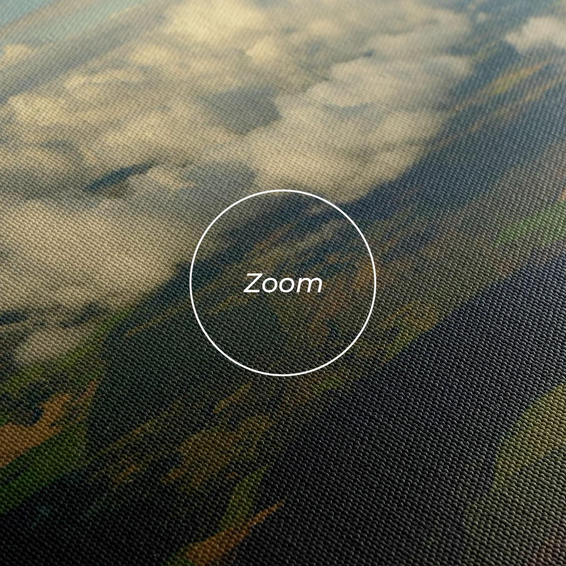 Tablou Canvas Clouds View From Plane mockup 3