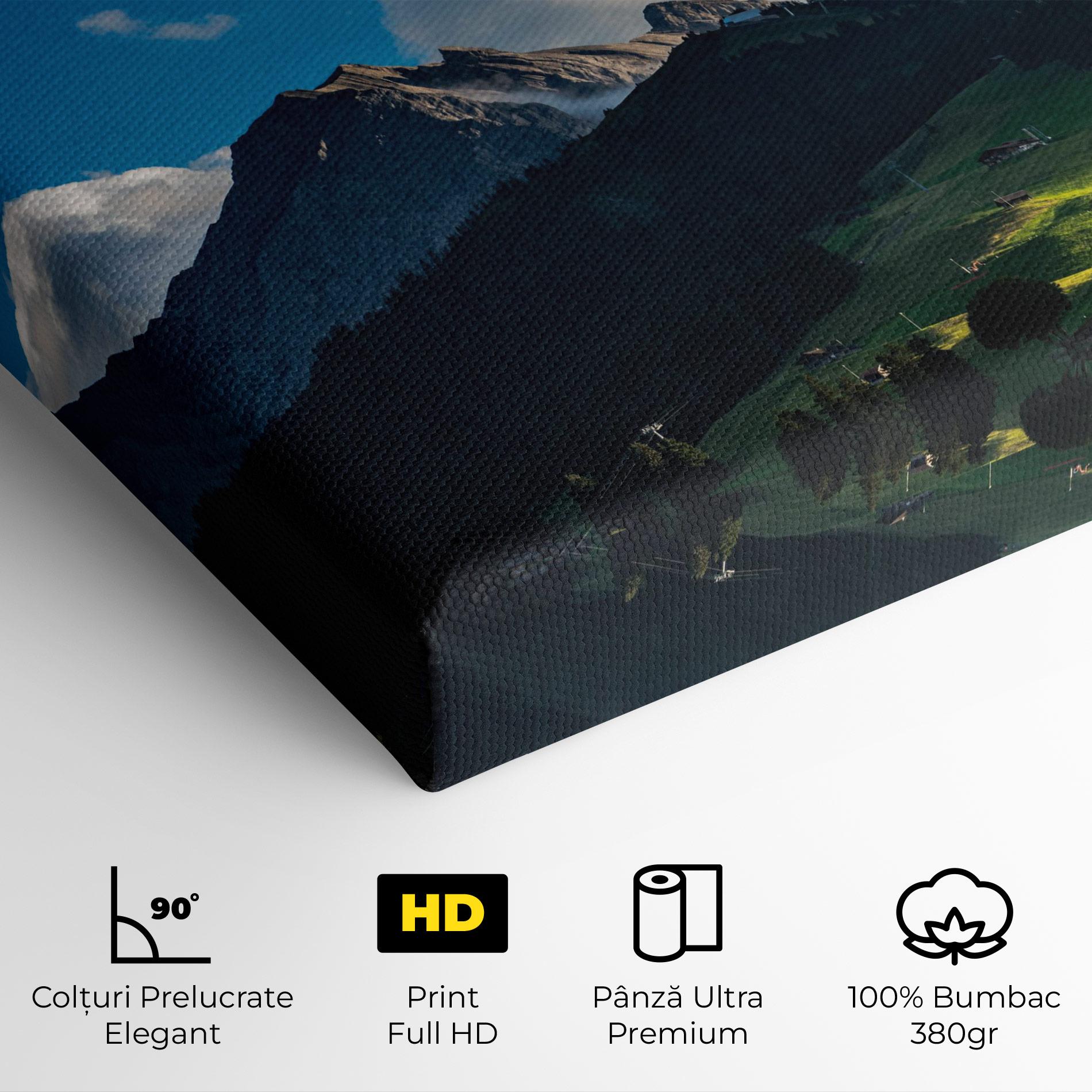 Tablou Canvas Beautiful Mountain Cloud View mockup 4