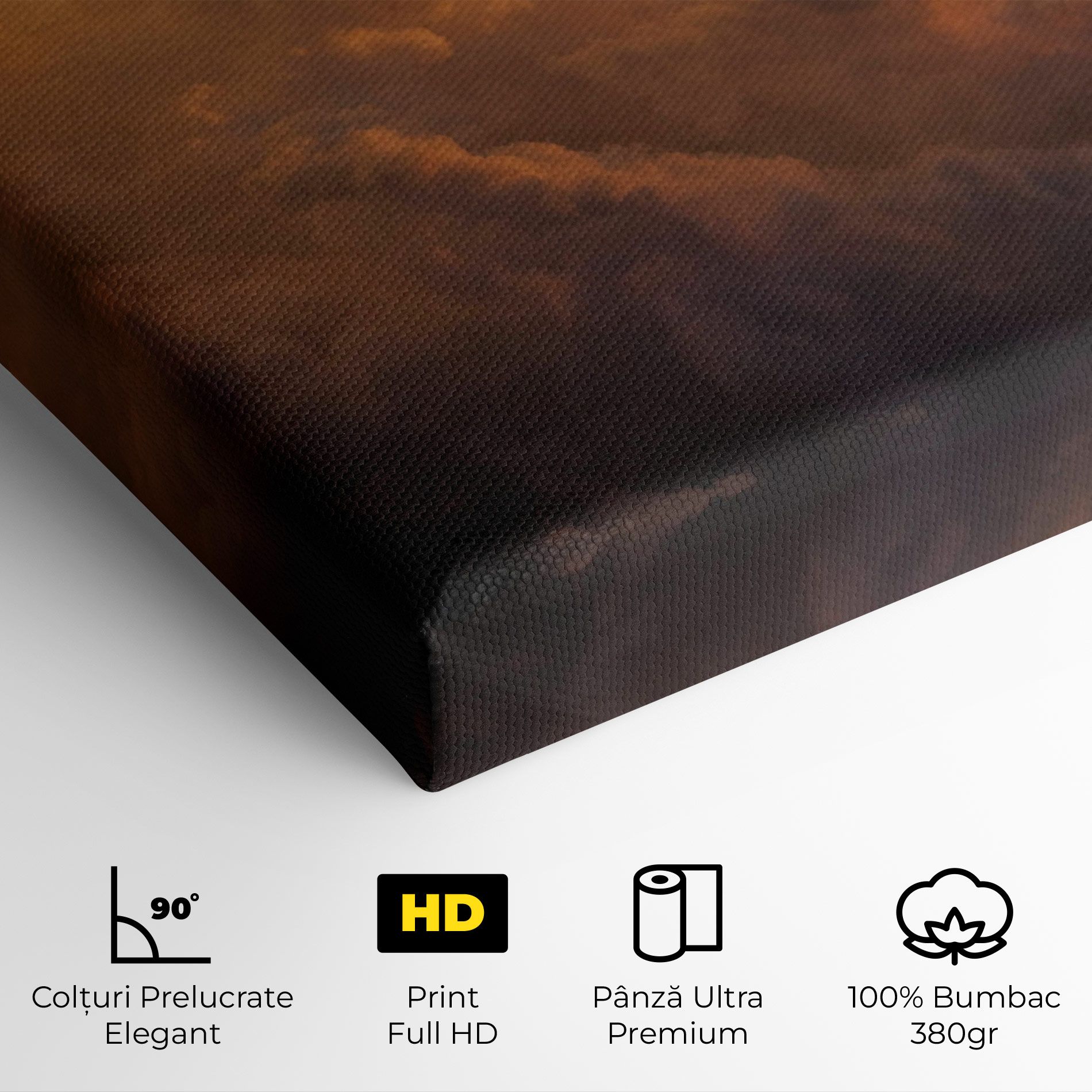 Brown Orange Clouds mockup 4