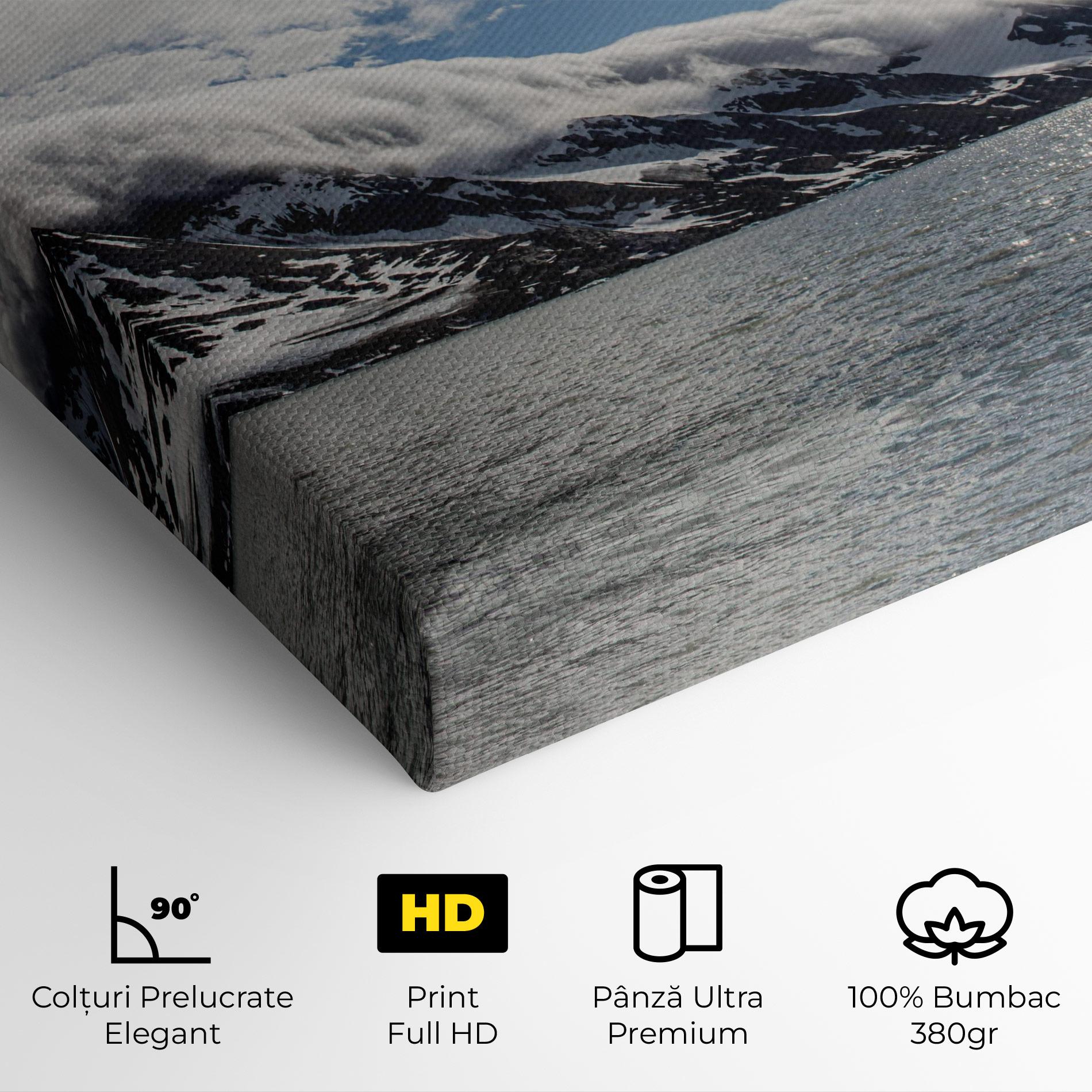 Tablou Canvas Clouds Over Ice mockup 4