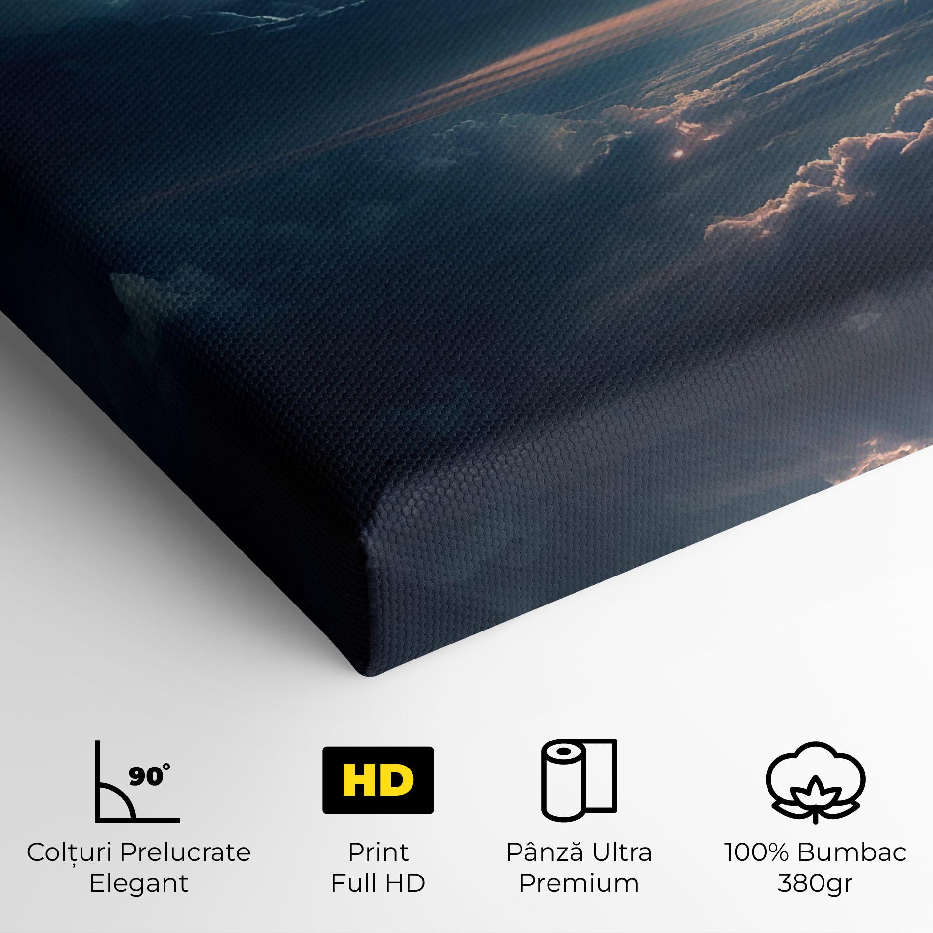 Tablou Canvas Dark Clouds mockup 4