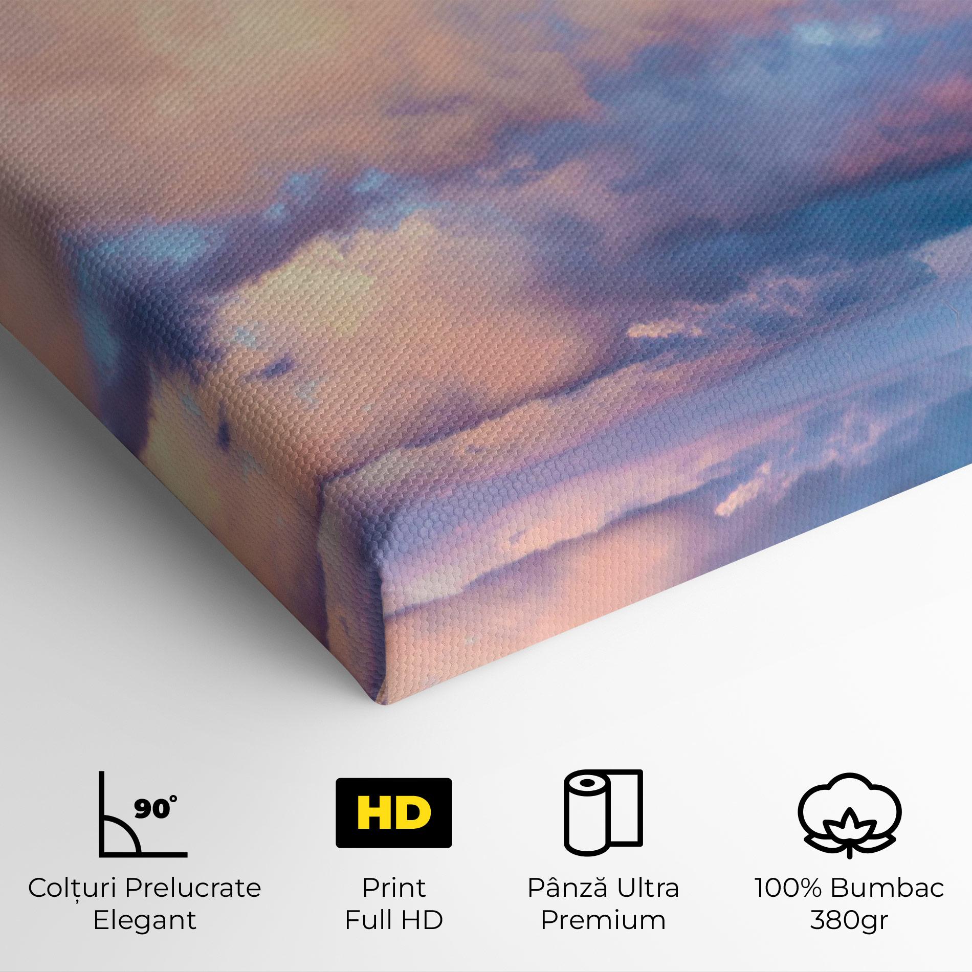 Tablou Canvas Dreamy Pink Clouds mockup 4