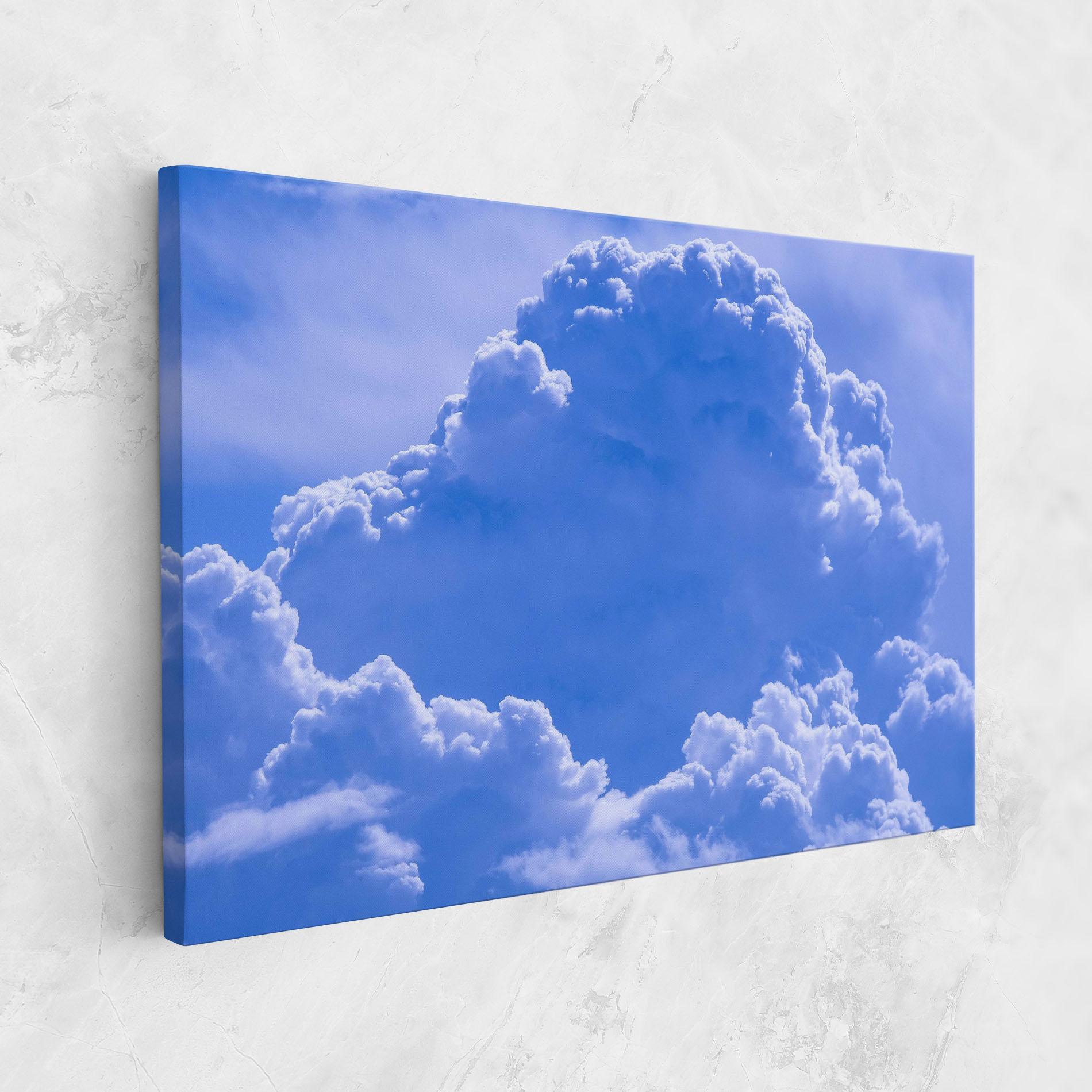Tablou Canvas Big Blue Cloud mockup 1