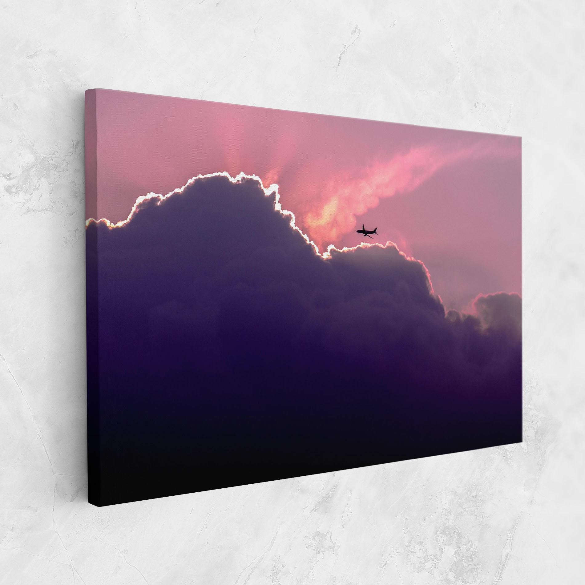 Tablou Canvas Big Purple Cloud mockup 1